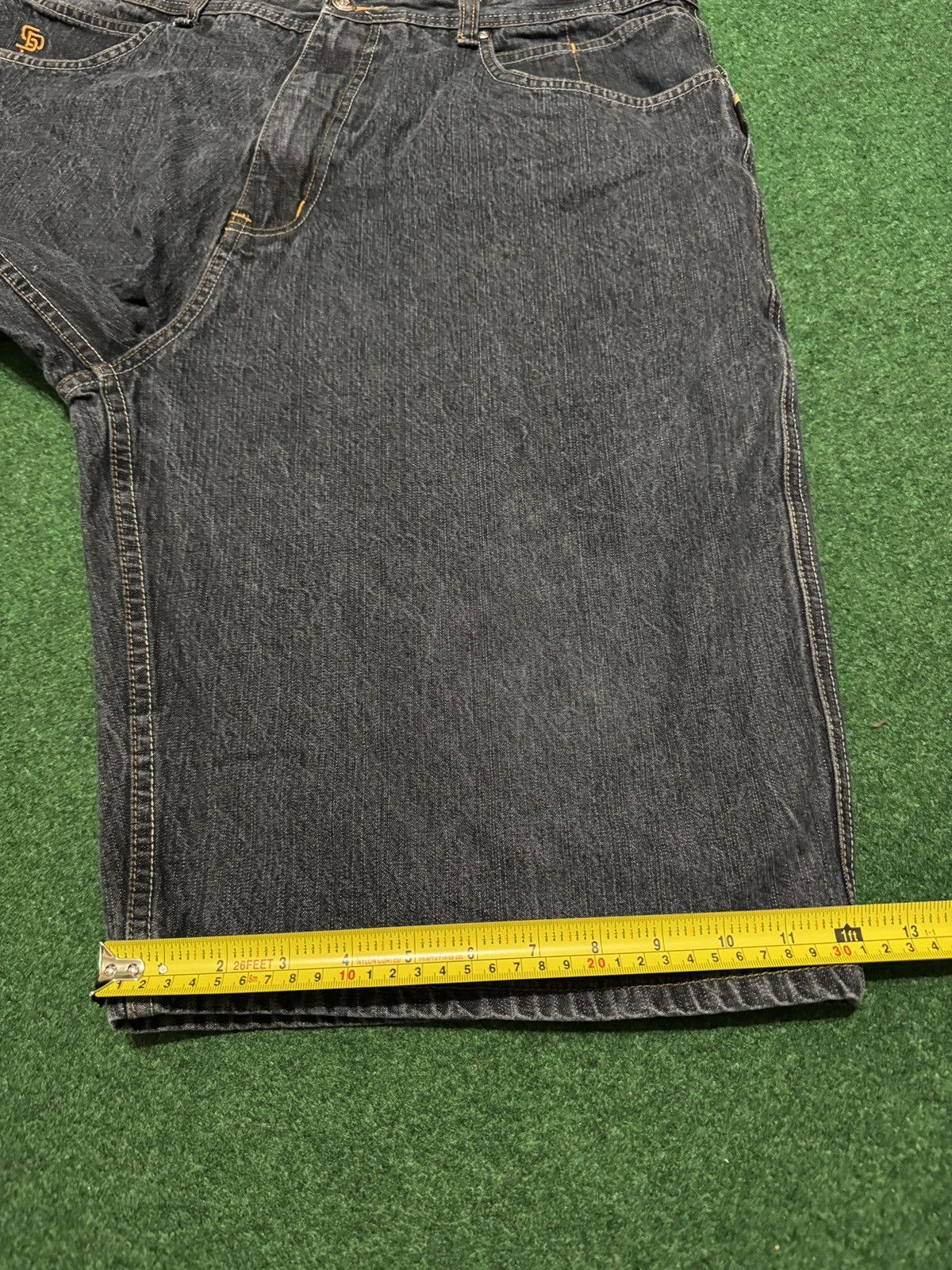 Vintage State Property Baggy Jorts 38 Cargo 15” Hip Hop Denim Shorts Size US 38 / EU 54 - 9 Thumbnail