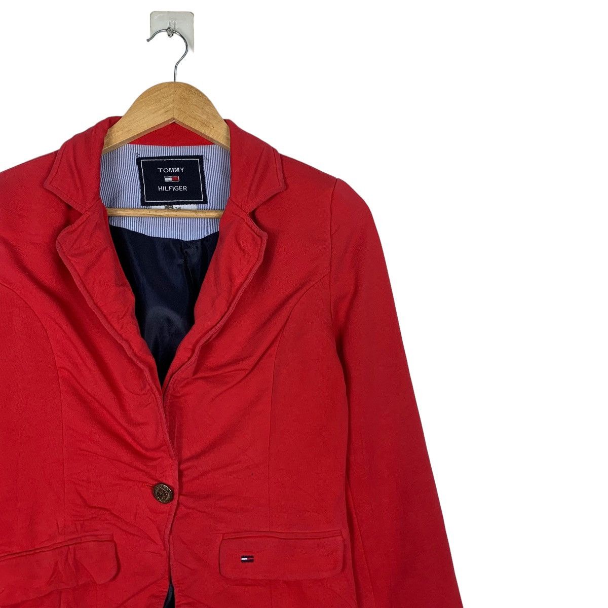 Tommy Hilfiger TOMMY HILFIGER Red Casual Menswear Jacket #1030-C46 Size S / US 4 / IT 40 - 5 Thumbnail