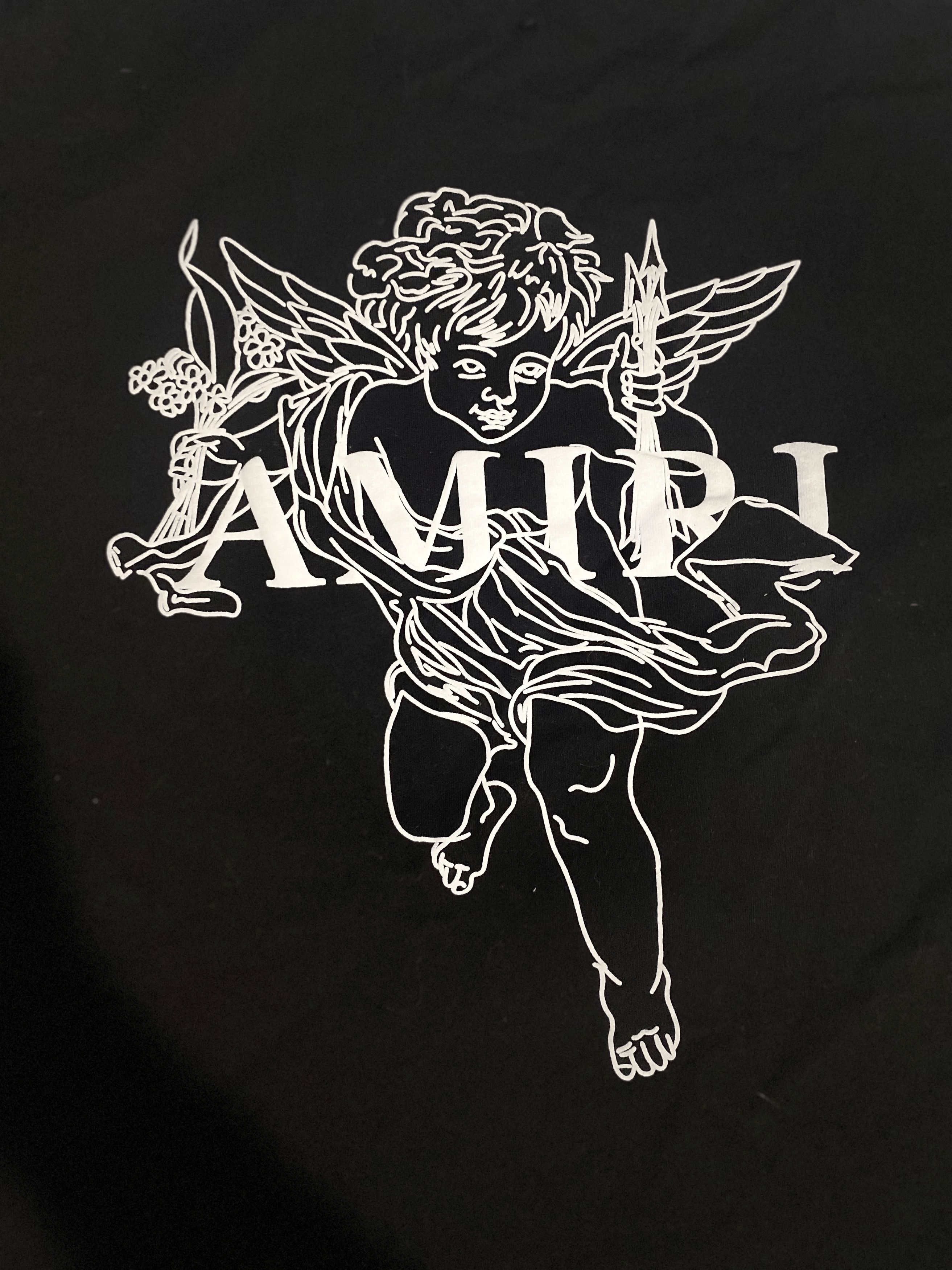 Designer *RARE* Amiri Angel/Cupid T-Shirt Black Authentic Size US S / EU 44-46 / 1 - 3 Thumbnail