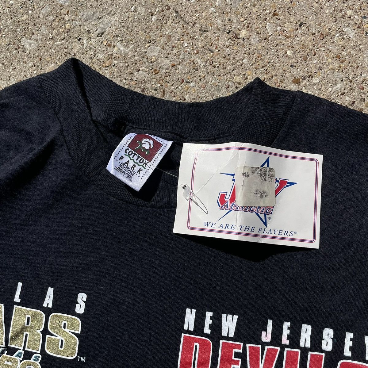NHL 2000 Stanley Cup Dallas Stars New Jersey Devils Tee XL NWT Size US XL / EU 56 / 4 - 2 Thumbnail