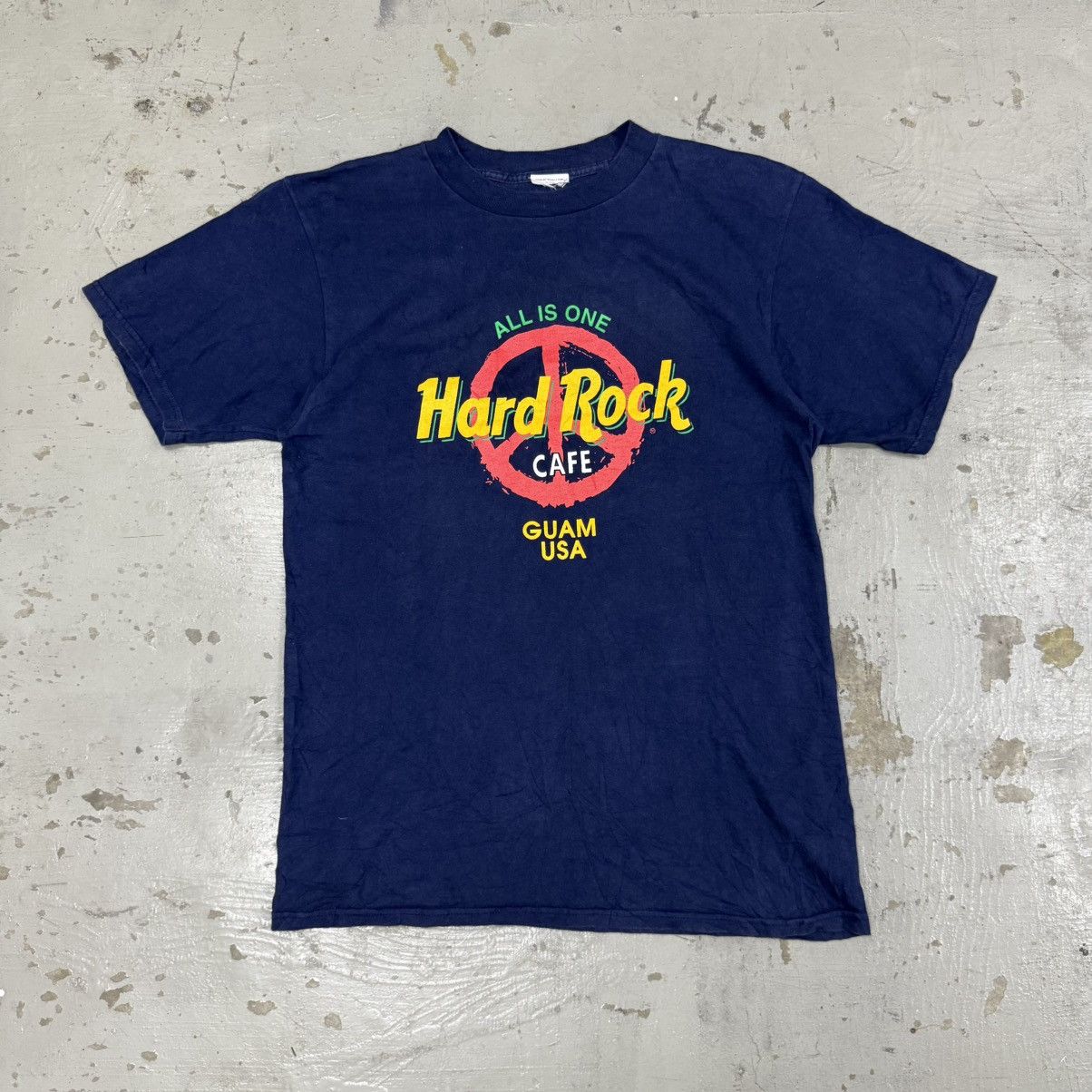 Hard Rock Cafe × Vintage Vintage Hard Rock Cafe Guam Peace Sign Size US L / EU 52-54 / 3 - 1 Thumbnail