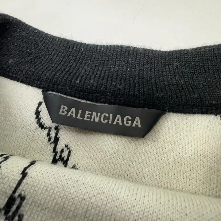 Balenciaga Balenciaga Balenciaga Logo Print Casual Sweater for Men -2 Size US S / EU 44-46 / 1 - 6 Thumbnail