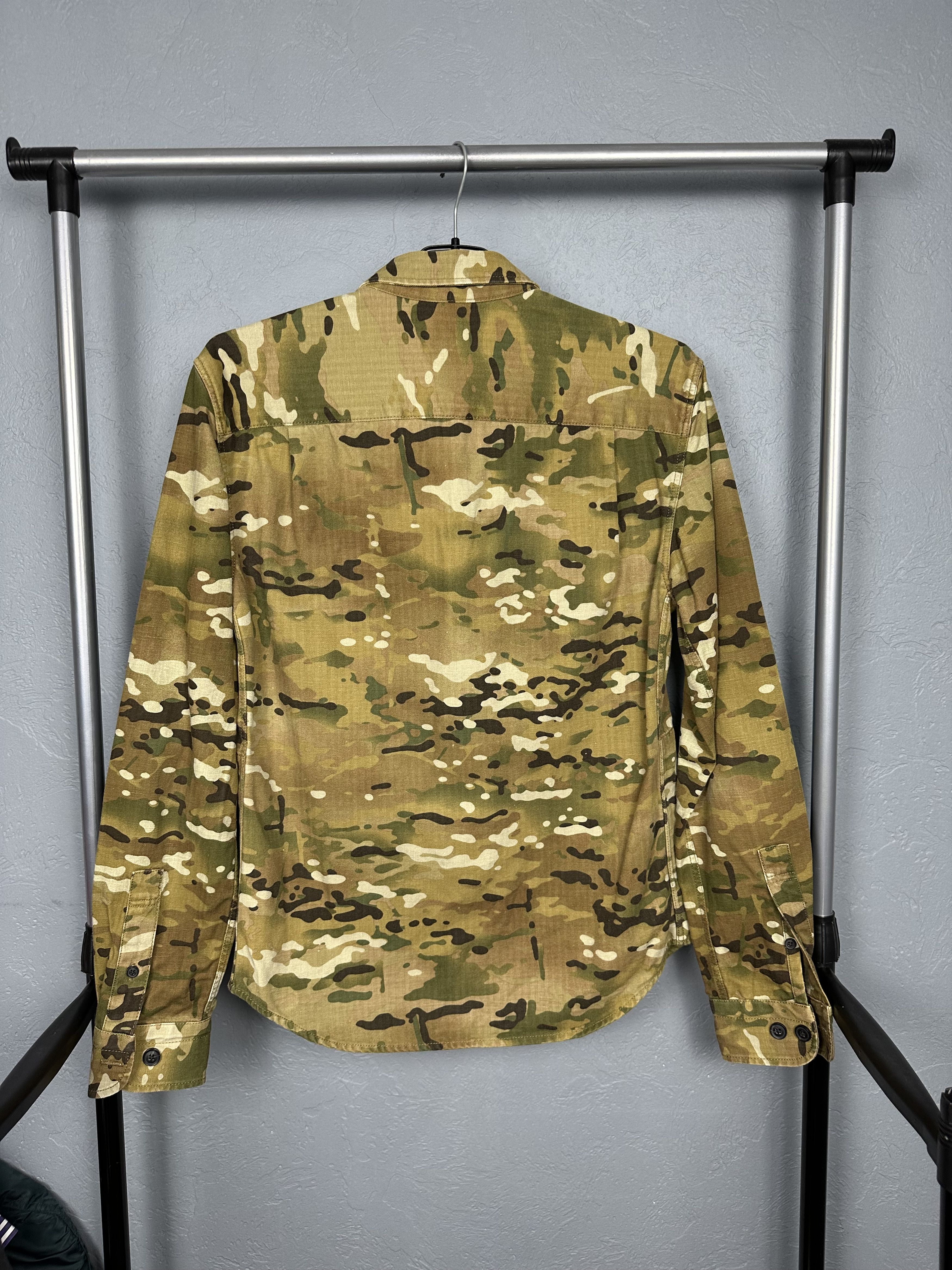 Allsaints Allsaints Ernesto Mens Camo Overshirt Shirt Y2K Size US S / EU 44-46 / 1 - 4 Thumbnail