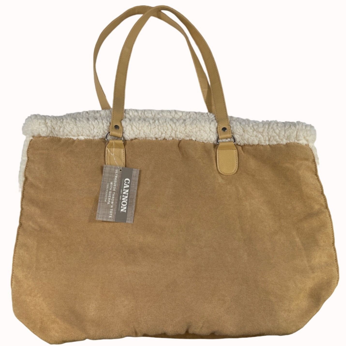 Other Cannon Women's Tan Suede Purse/Shoulder/Tote Bag SKU 5847 Size ONE SIZE - 1 Thumbnail