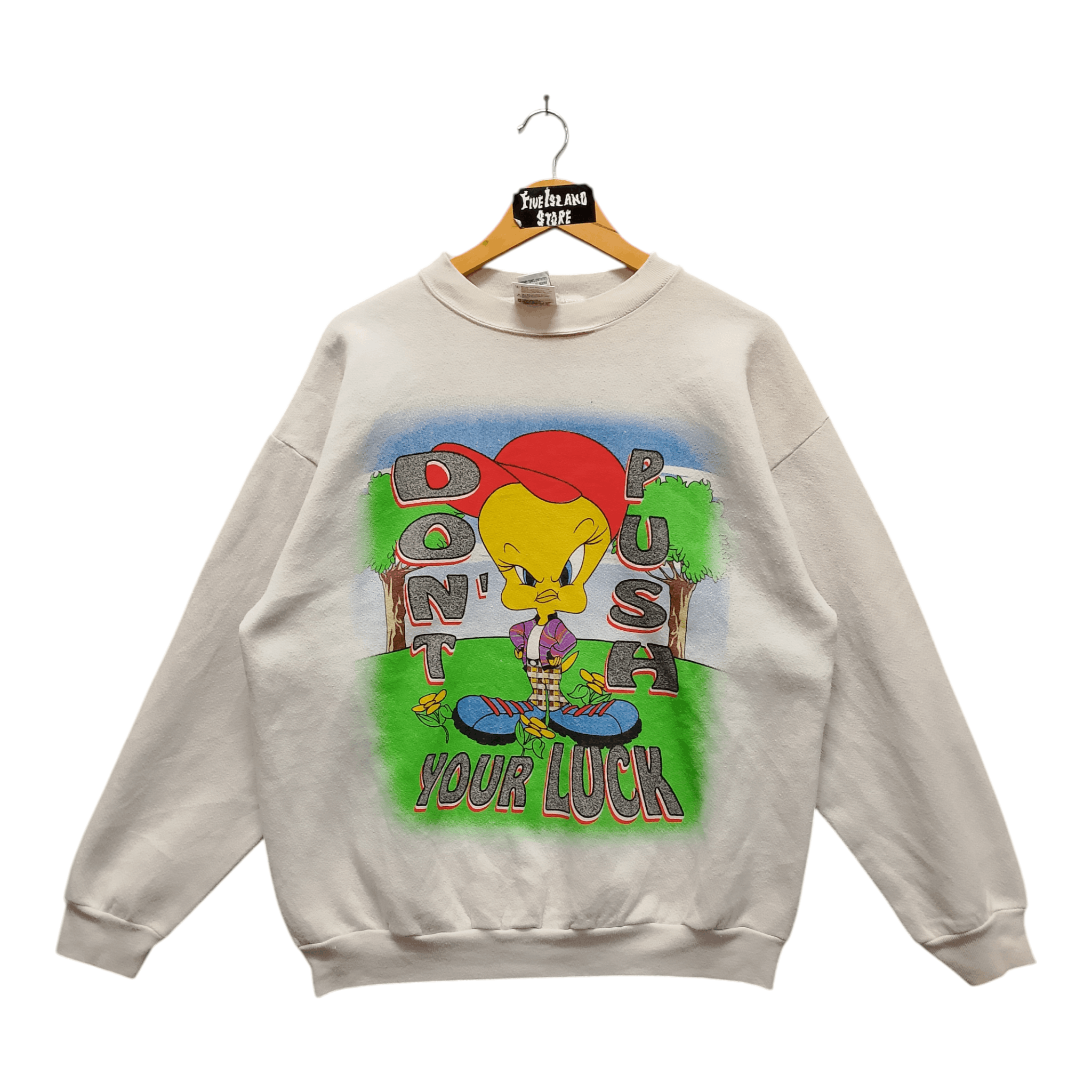 Vintage Vintage 1997 Warner Bros Tweety Bird Sweatshirt Size US L / EU 52-54 / 3 - 1 Thumbnail