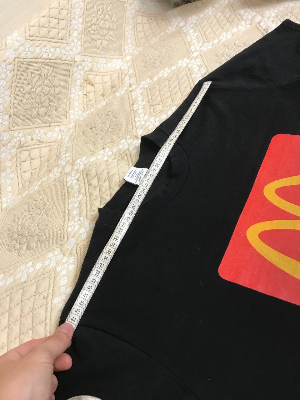 Vintage 🔥 Man Don’t Care McDonalds Humor Vintage 90s T Shirt USA Y2K Size US M / EU 48-50 / 2 - 10 Thumbnail