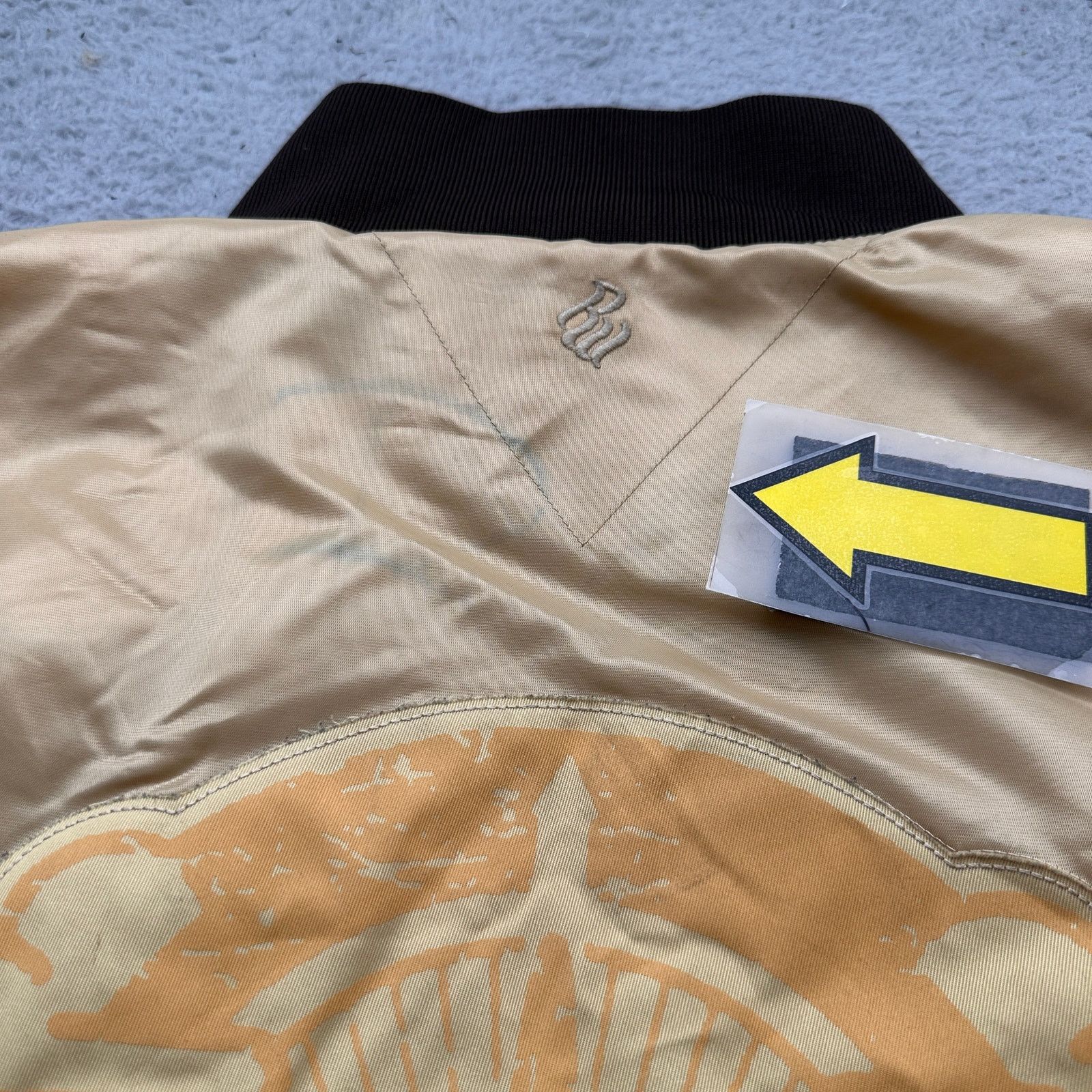 Rocawear Rocawear Nylon Gold Bomber Varsity Full Zip Jacket Mens 3XL Size US XXL / EU 58 / 5 - 9 Thumbnail