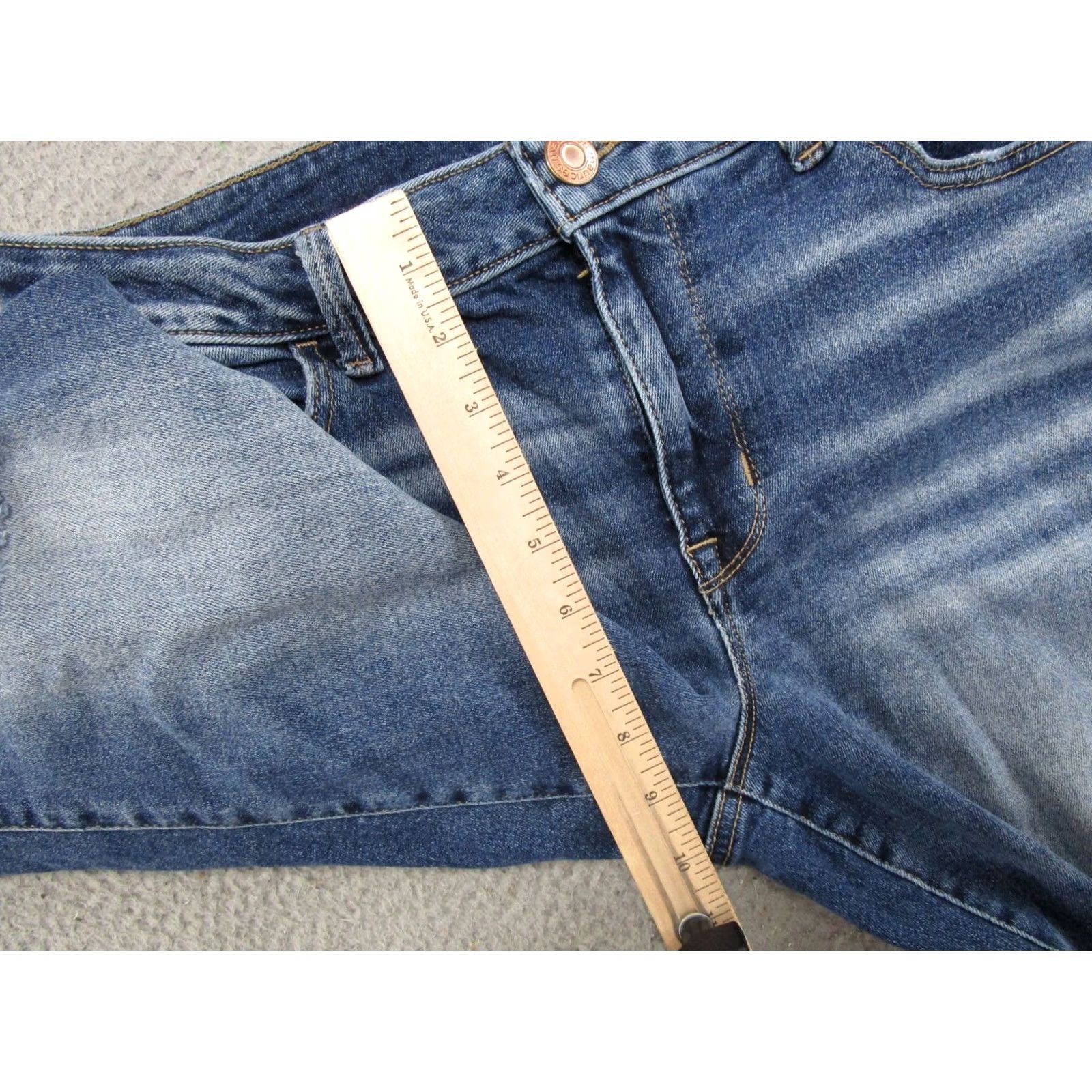 Vintage Maurices Jeans Shirt? No. Revised title: Maurices Jeans Skinny Stretch Distressed Blue Denim Womens M Long Size Regular 5-Pocket Brand Maurices Shirt? Size 32" / US 10 / IT 46 - 7 Thumbnail