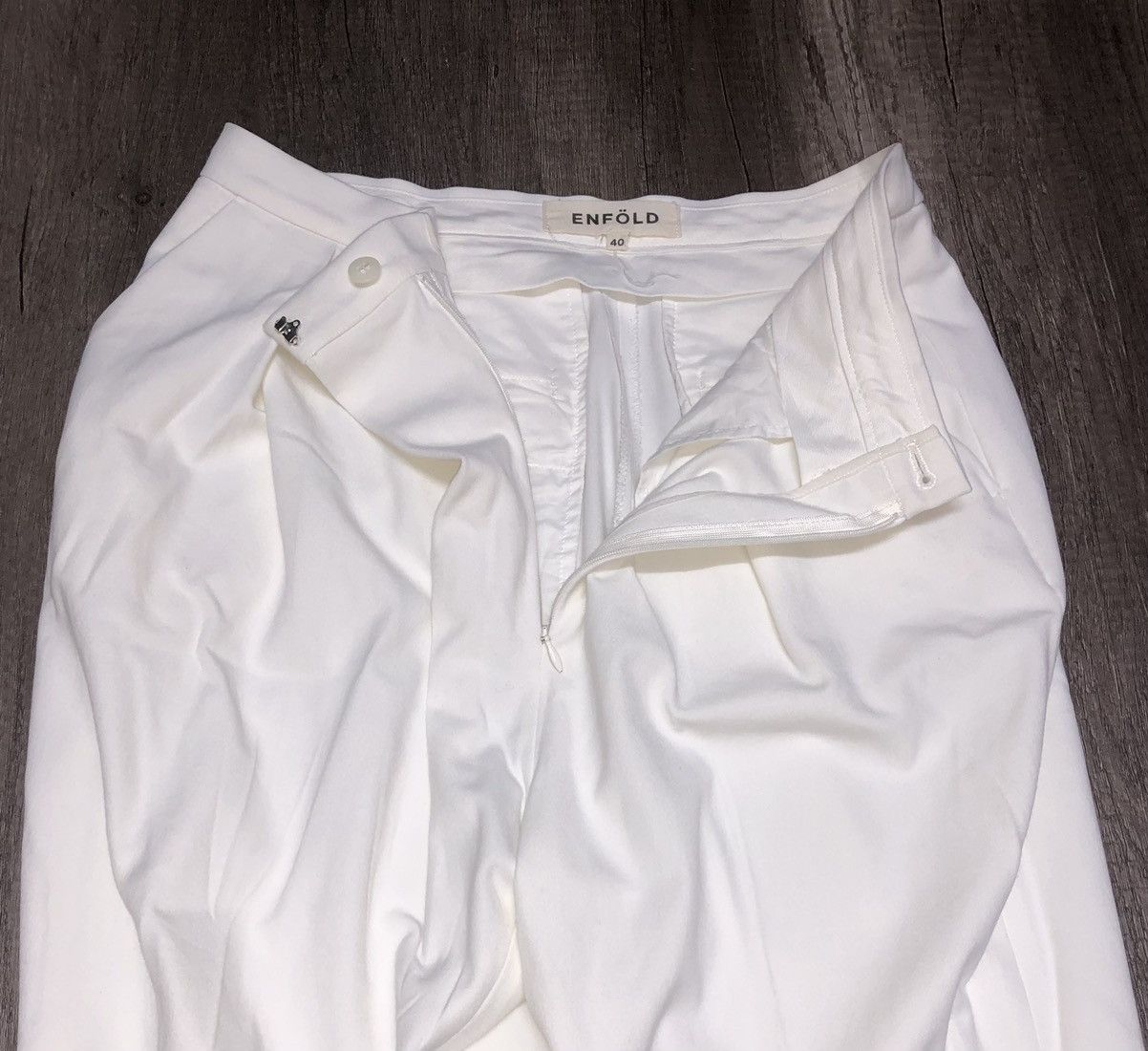 Designer × Japanese Brand ENFÖLD SMART CASUAL PANT Size 28" / US 6 / IT 42 - 13 Thumbnail