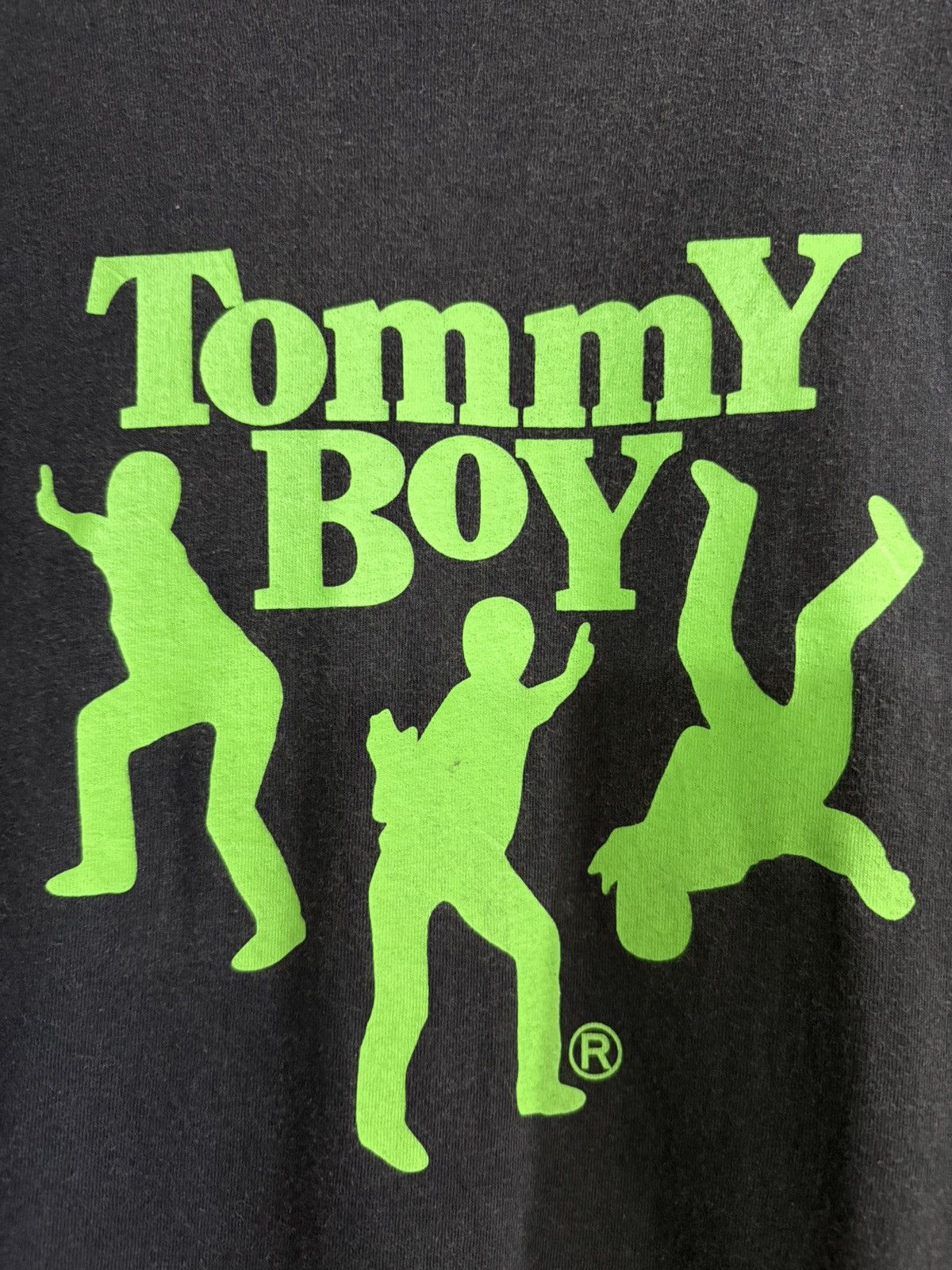 Band Tees × Rap Tees × Vintage Thrashed Vintage Tommy Boy Record Hip Hop Sun Faded Tee Size US L / EU 52-54 / 3 - 3 Thumbnail