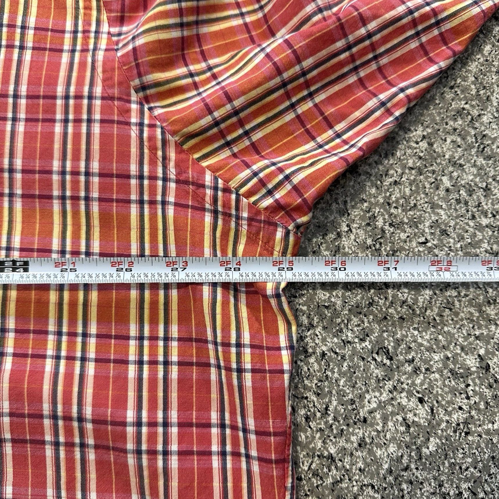 Polo Ralph Lauren Polo Ralph Lauren Shirt Mens 2XL Button-Up Plaid Red Yellow Long Sleeve Cotton Button-Down Classic Fit Size US XXL / EU 58 / 5 - 5 Thumbnail