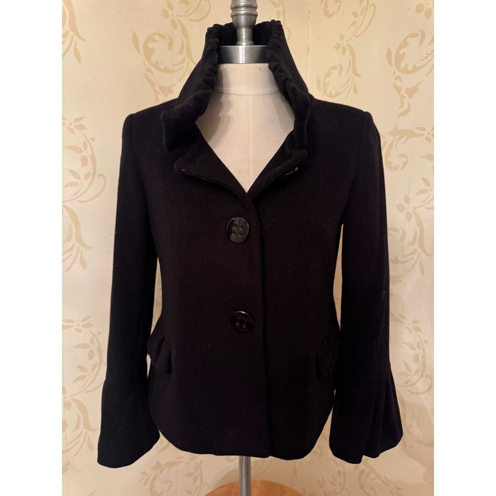 Vintage Italy Gossip Ladies 8 Cashmere Blend Coat/Jacket Size M / US 6-8 / IT 42-44 - 1 Thumbnail
