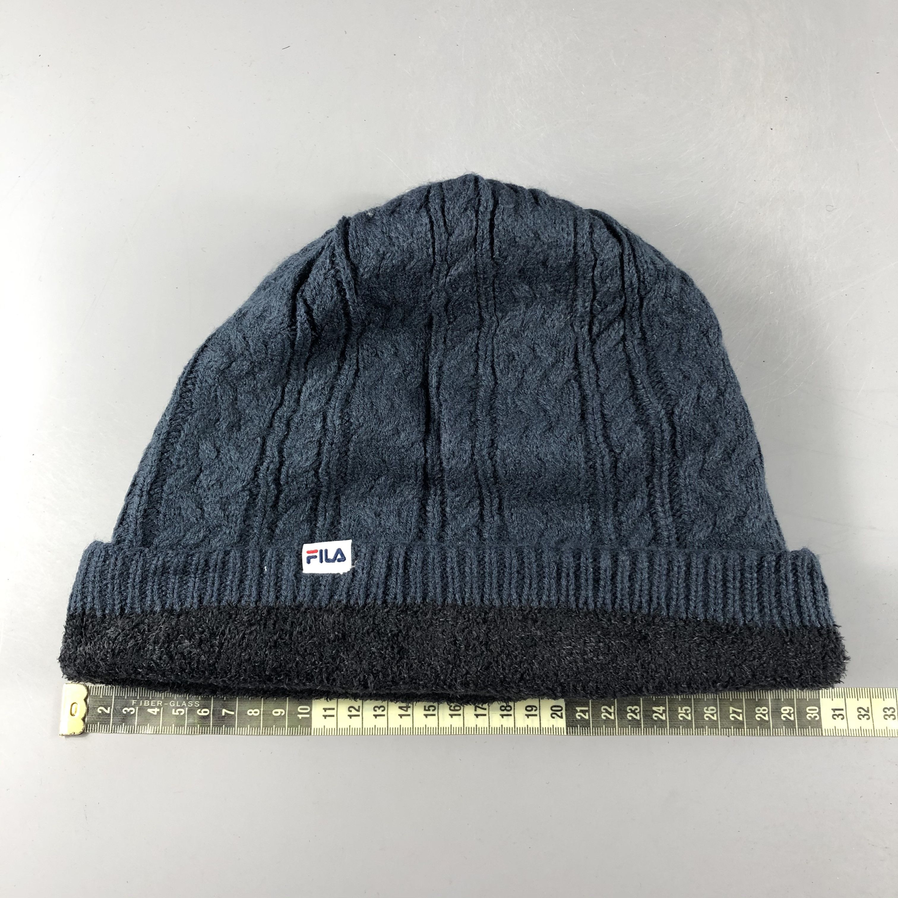 Fila × Vintage Fila Beanie Snow Hat Snow Cap -D732 Size ONE SIZE - 3 Thumbnail