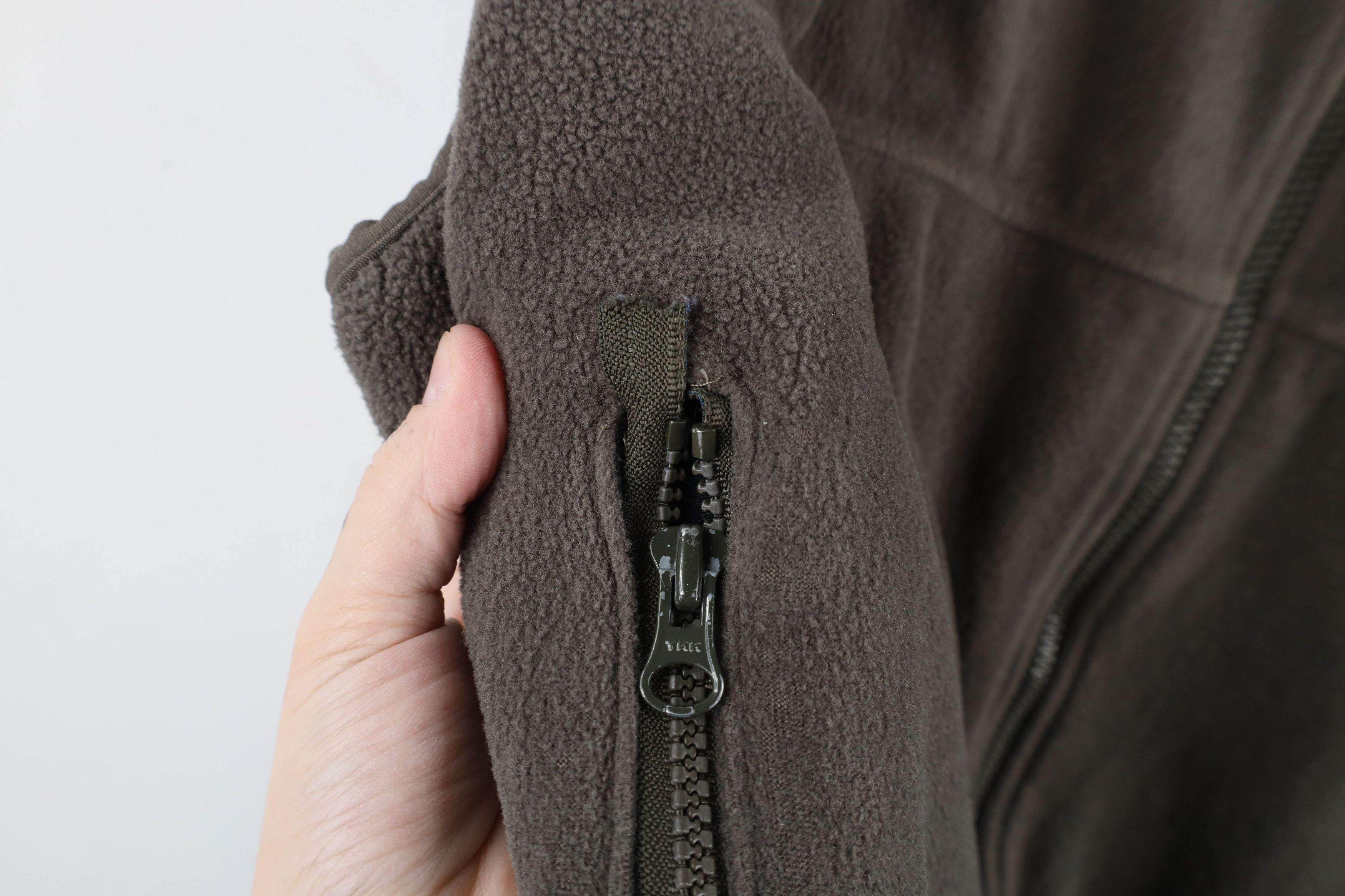 Lands' End × Vintage Vintage 90s Lands End Full Zip Fleece Vest Jacket Gray USA Size US XL / EU 56 / 4 - 4 Thumbnail