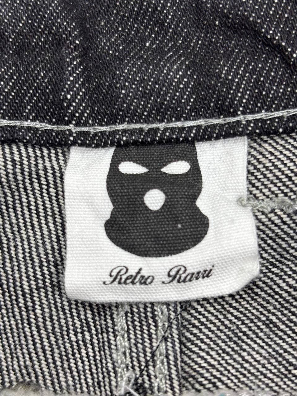 Other Retro Ravi Y2K Baggy Star Jeans Black Denim Streetwear Size US 30 / EU 46 - 5 Thumbnail