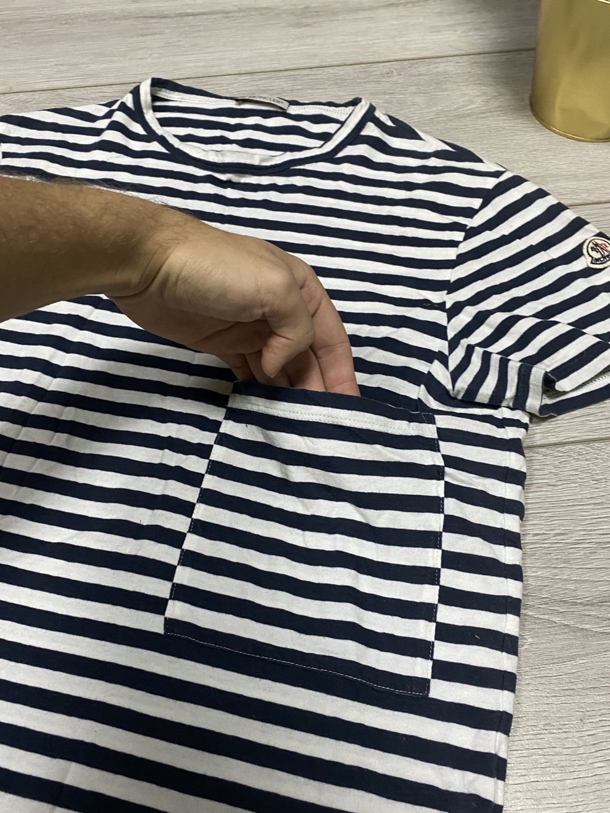 Moncler Moncler maglia stripped pocket tee shirt Size US S / EU 44-46 / 1 - 5 Thumbnail
