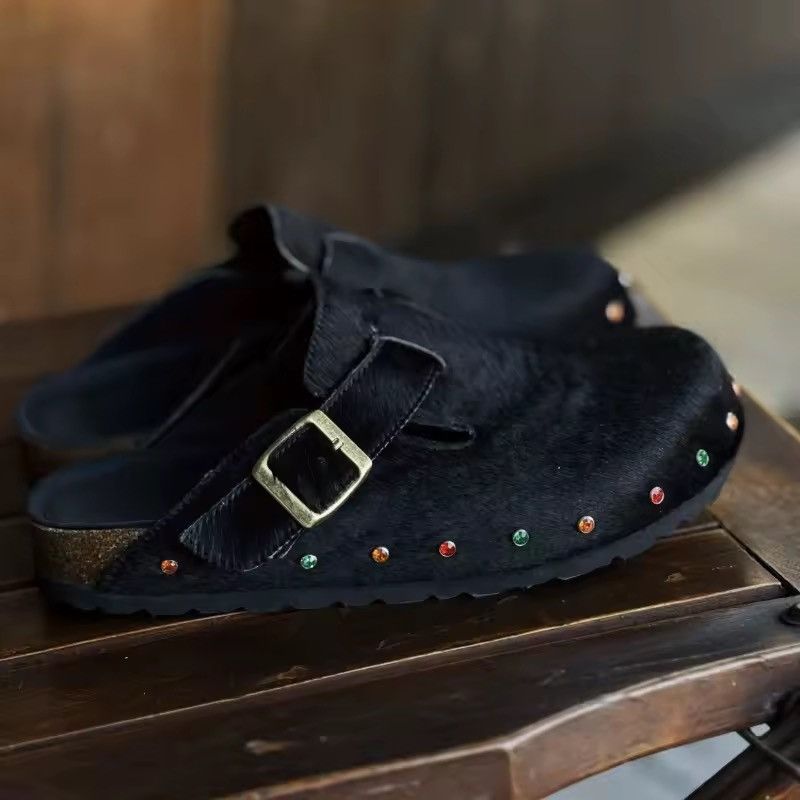 Other Streetwear Fluffy Rhinestone Summer Sandals Slippers Size US 8 / IT 38 - 5 Thumbnail
