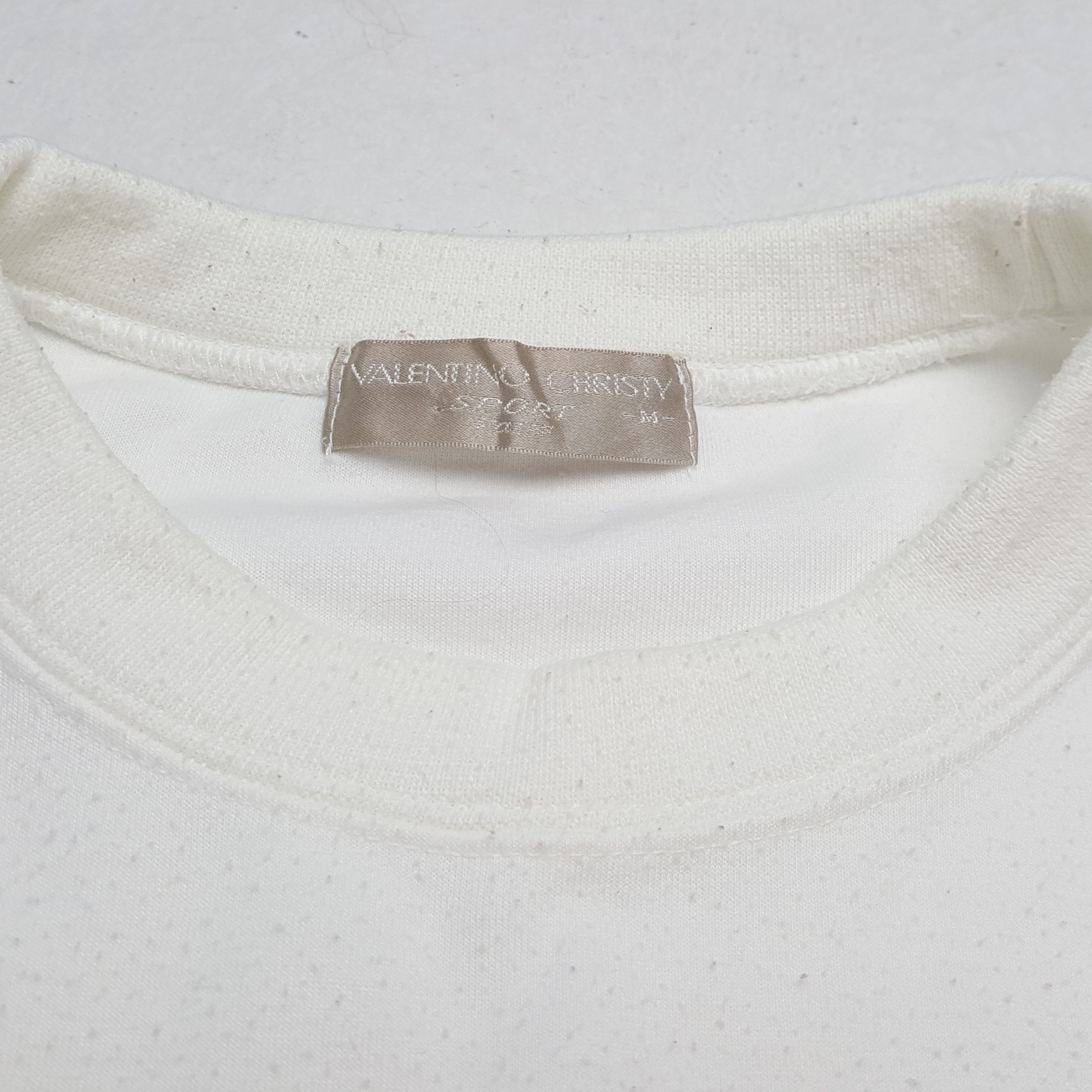 Valentino × Vintage Vintage VALENTINO CHRISTY Italian Fashion Brand Sweatshirst Size US M / EU 48-50 / 2 - 9 Thumbnail