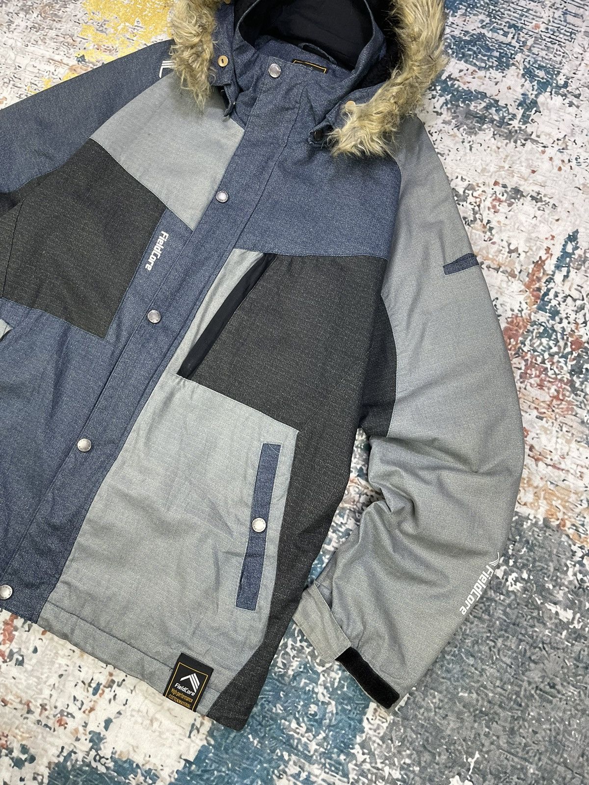 Japanese Brand Steals🔥Fieldcore Japan Ripstop Patch Jacket Size US L / EU 52-54 / 3 - 3 Thumbnail