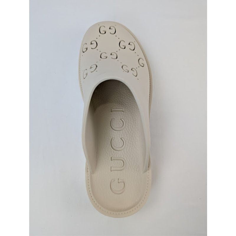 Gucci o1rshd1 GG Monogram Back Open Slip-On Sandal Size: 13.5 Size US 14 / EU 47 - 17 Thumbnail