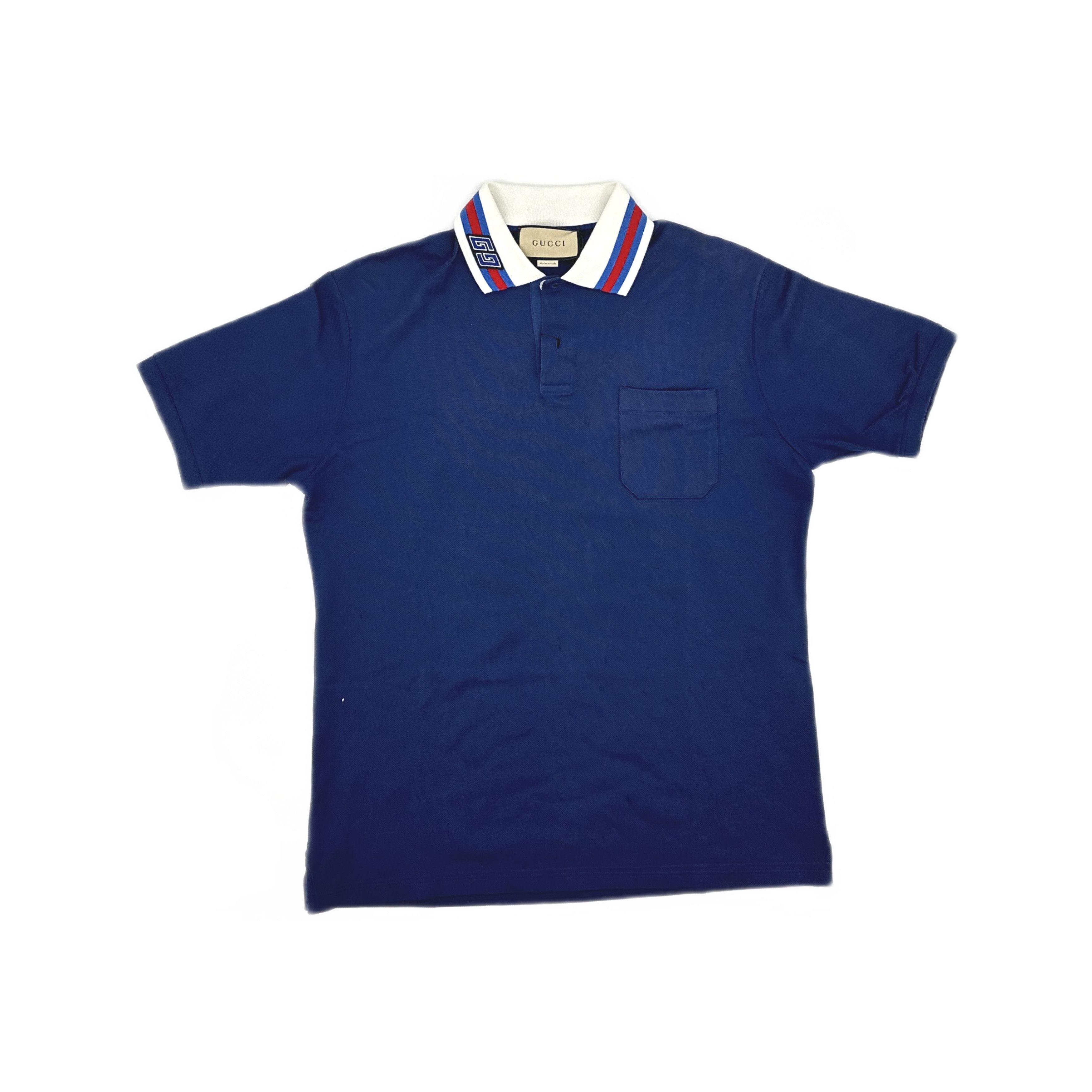 Gucci Gucci Navy GG Monogram Polo Shirt Size M | Grailed