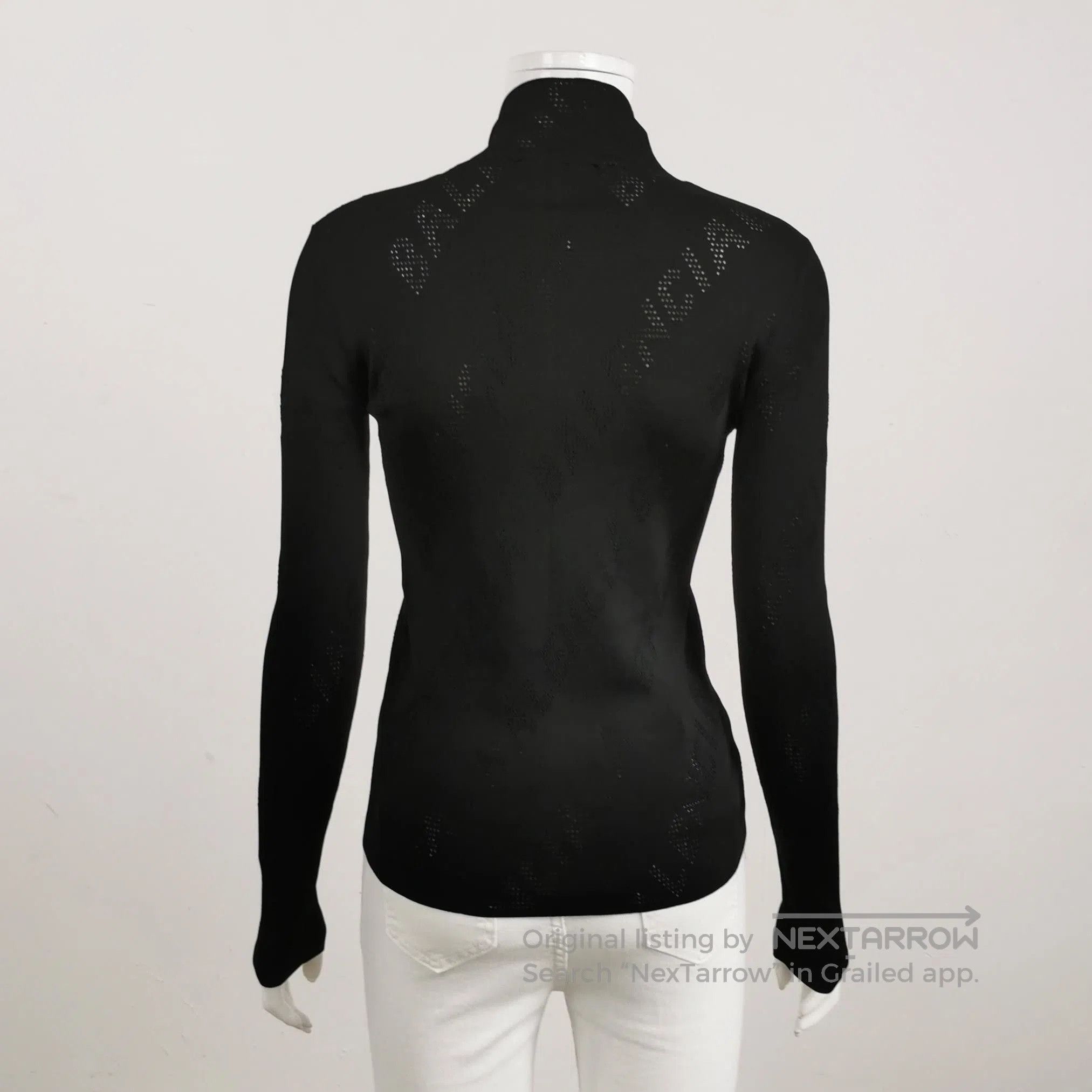 Balenciaga Balenciaga M Size Solid Letter Logo Knit Sweater. Size M / US 6-8 / IT 42-44 - 3 Thumbnail