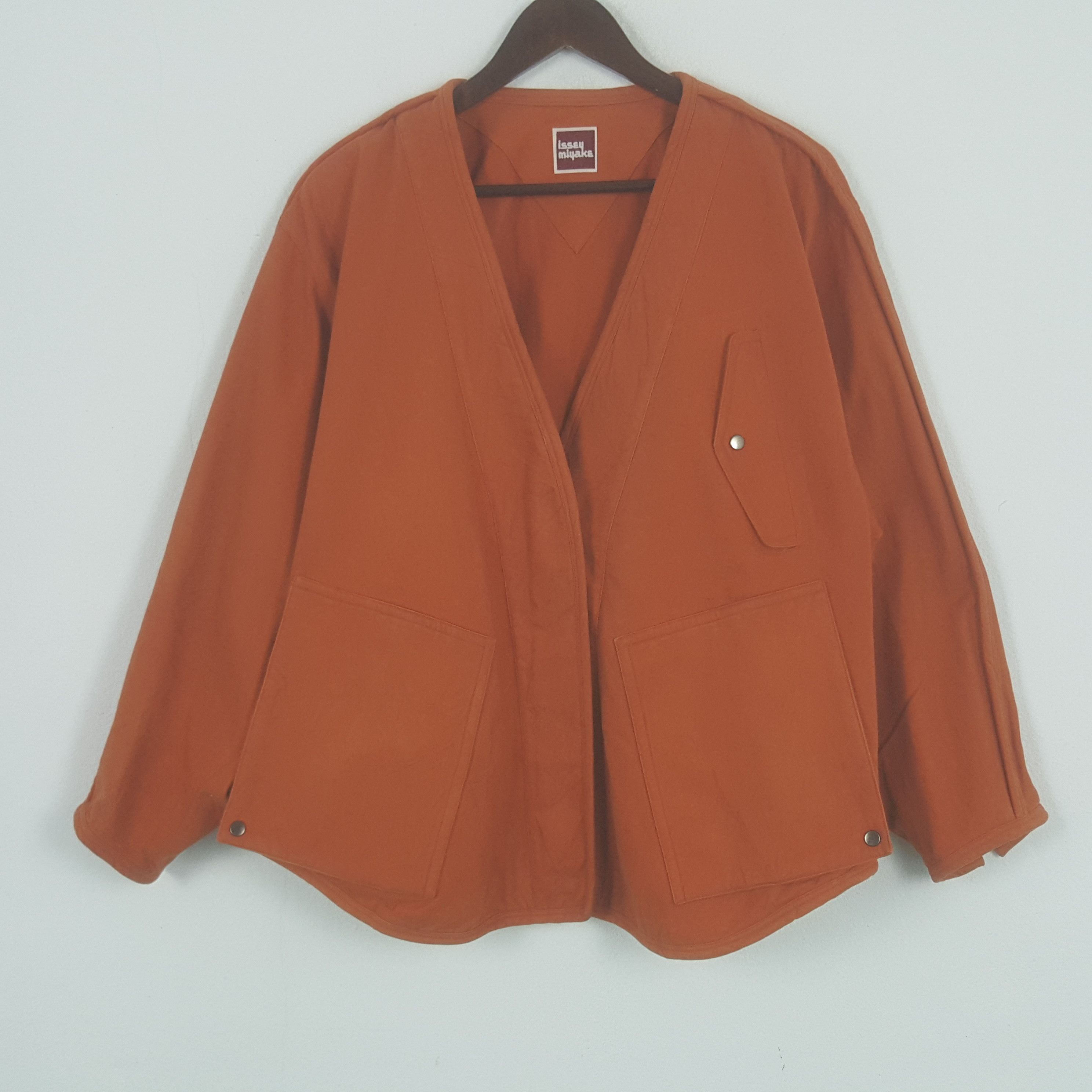 Issey Miyake × Japanese Brand × Vintage Vintage Issey Miyake Japanese Style Zipper Jacket Size XL / US 12-14 / IT 48-50 - 1 Thumbnail