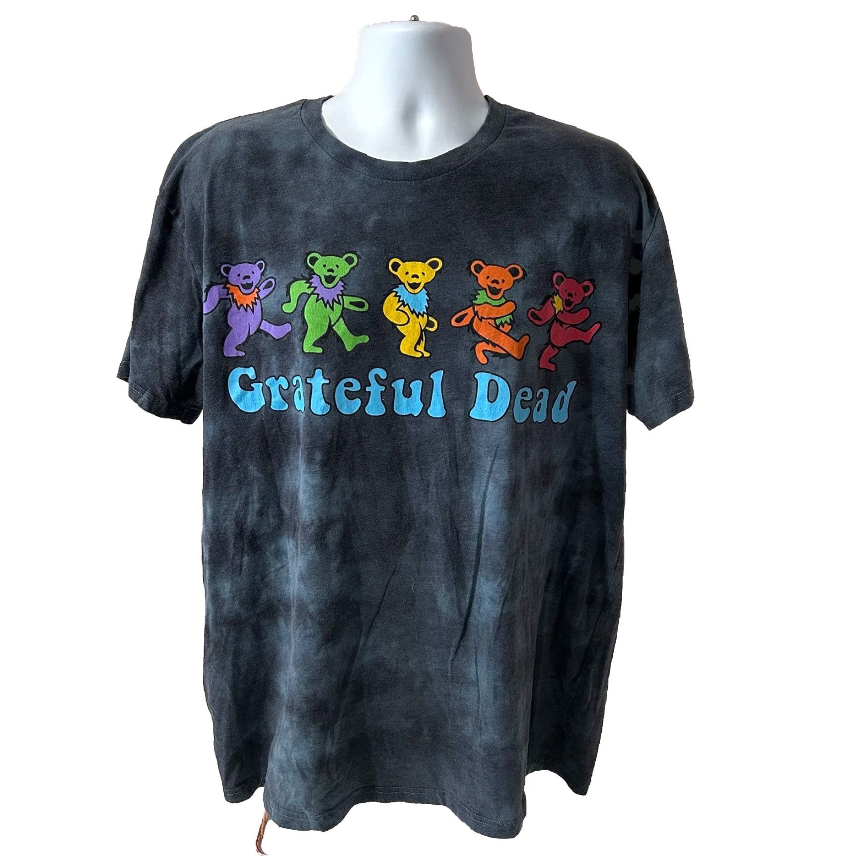 Vintage Grateful Dead Dancing Bears Shirt Men 2XL Blue Tie Dye Short Sleeve 2021 Size US XXL / EU 58 / 5 - 4 Thumbnail
