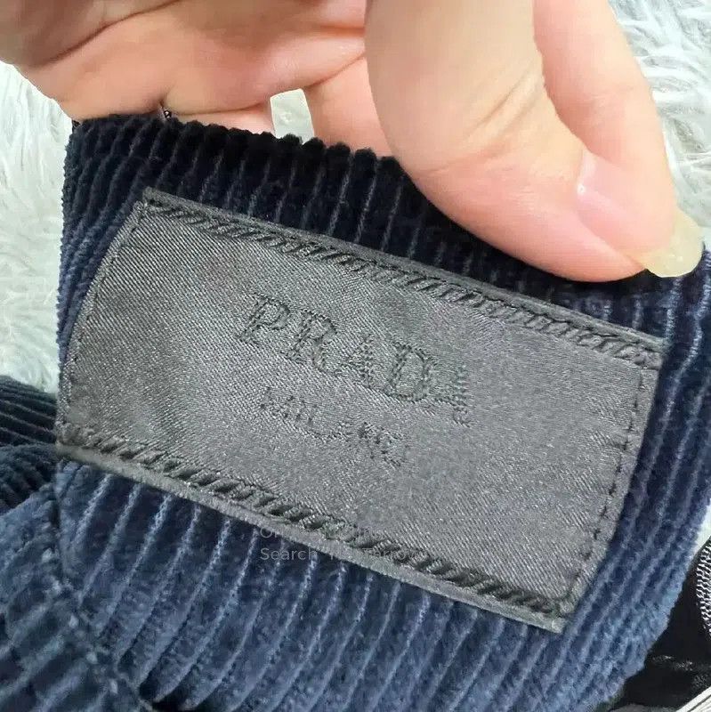 Prada Prada Blue Cotton Casual Pants for Men. Size US 32 / EU 48 - 3 Thumbnail