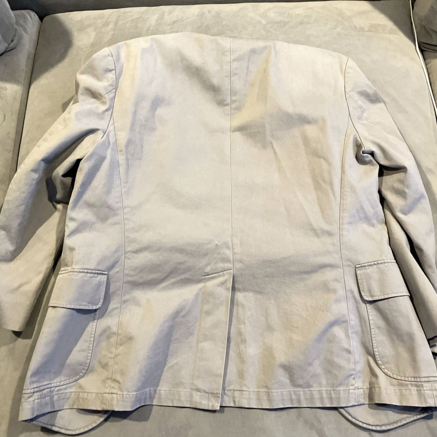 Ralph Lauren Polo Ralph Lauren NAVAL CLOTHING COMPANY Blazer Gray Cotton 40R Mens Size US L / EU 52-54 / 3 - 7 Thumbnail