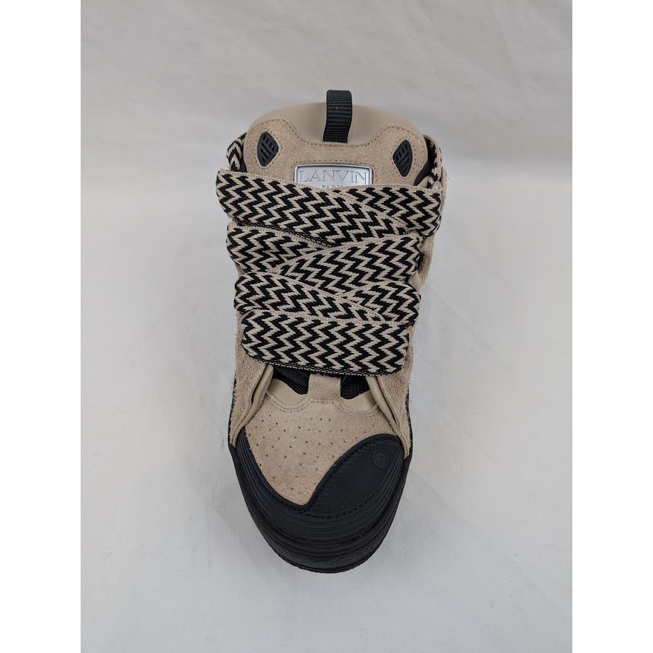 Lanvin o1rshd1 Curb Sneakers in Light Brown/Black Size US 13 / EU 46 - 6 Thumbnail