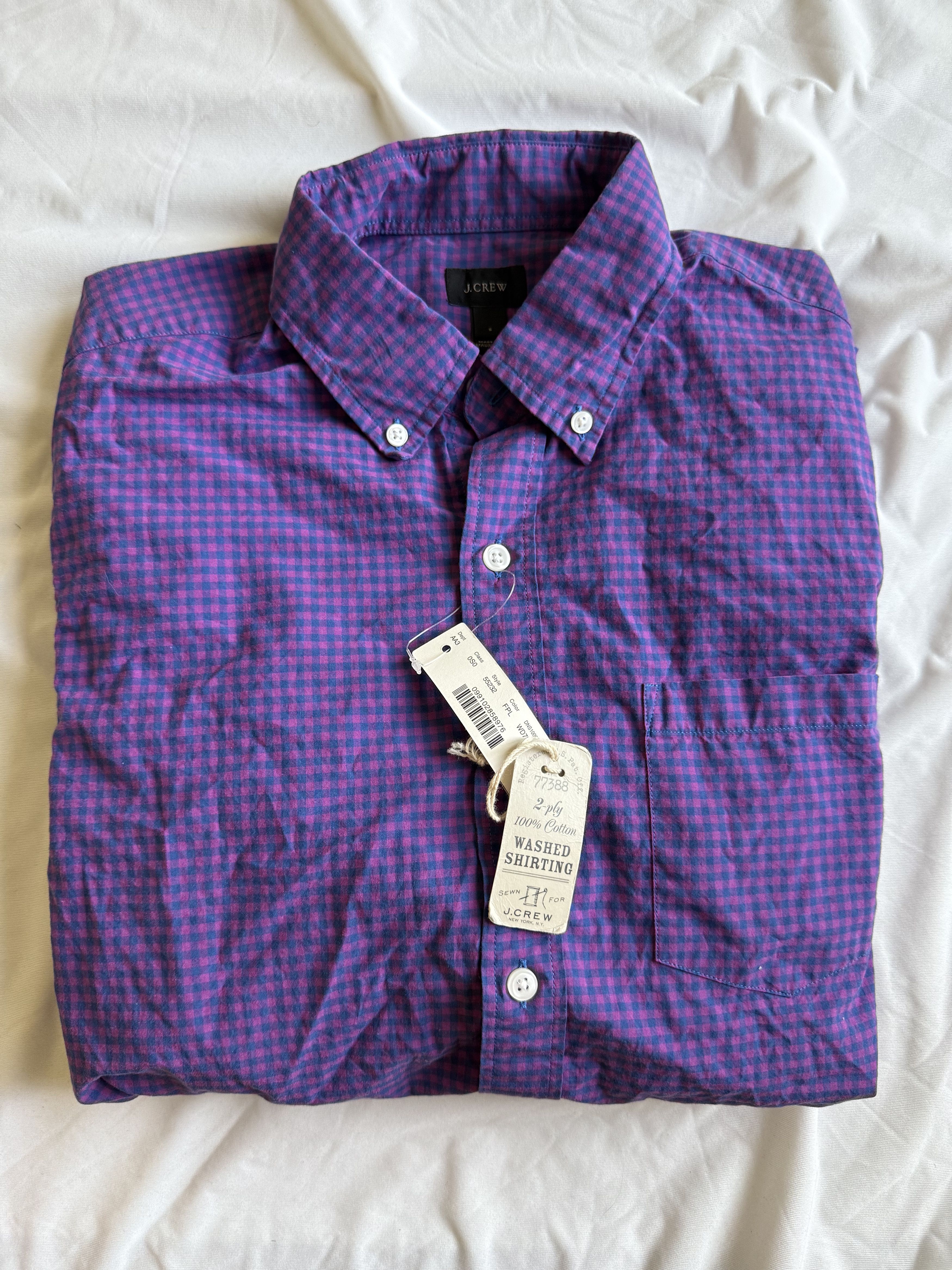 J.Crew J. Crew Secret Wash Gingham Button Up Shirt Small $69.50 Size US S / EU 44-46 / 1 - 3 Thumbnail