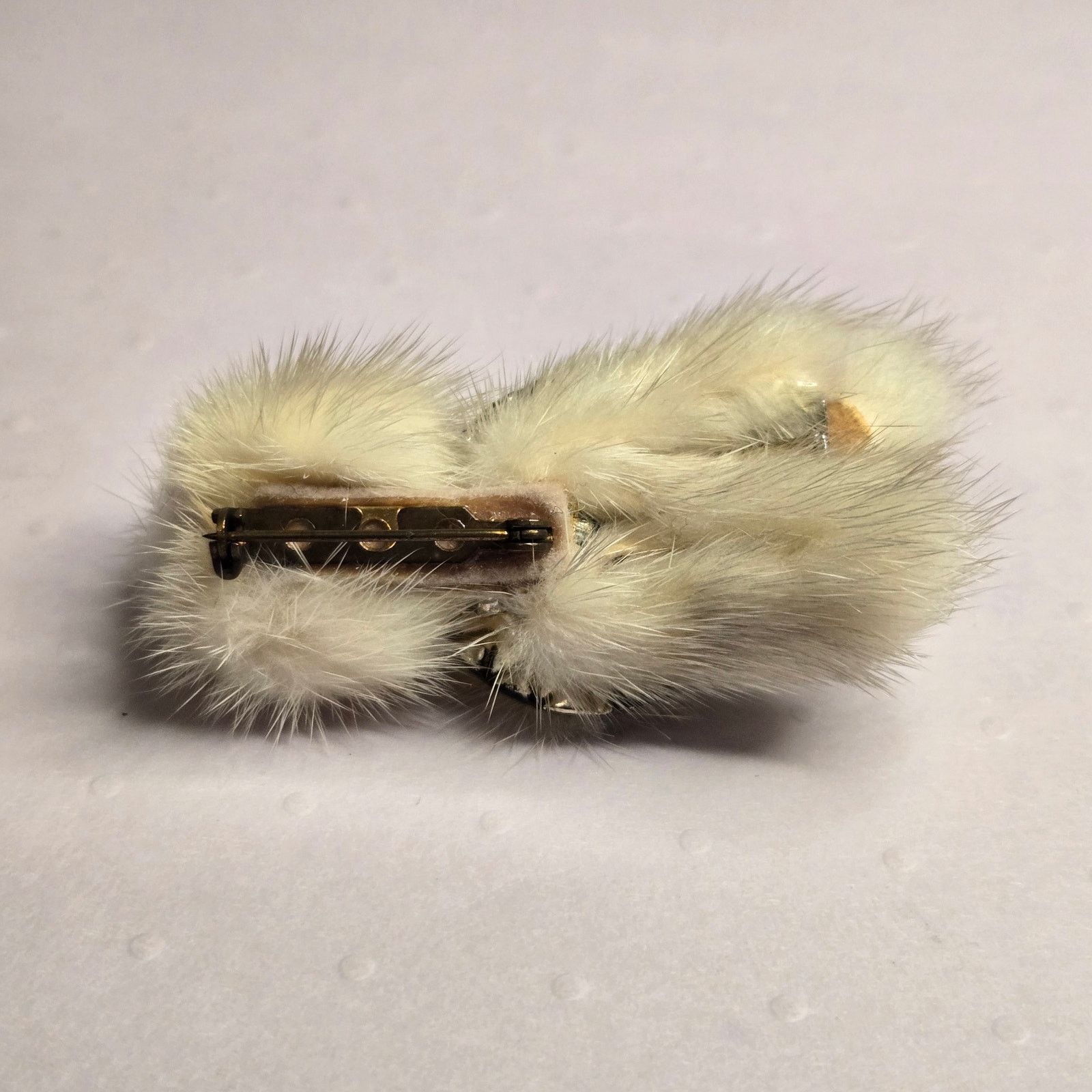 Vintage Vintage 1950s Genuine Mink Fur Poodle Brooch - Kitsch MCM Size ONE SIZE - 8 Thumbnail
