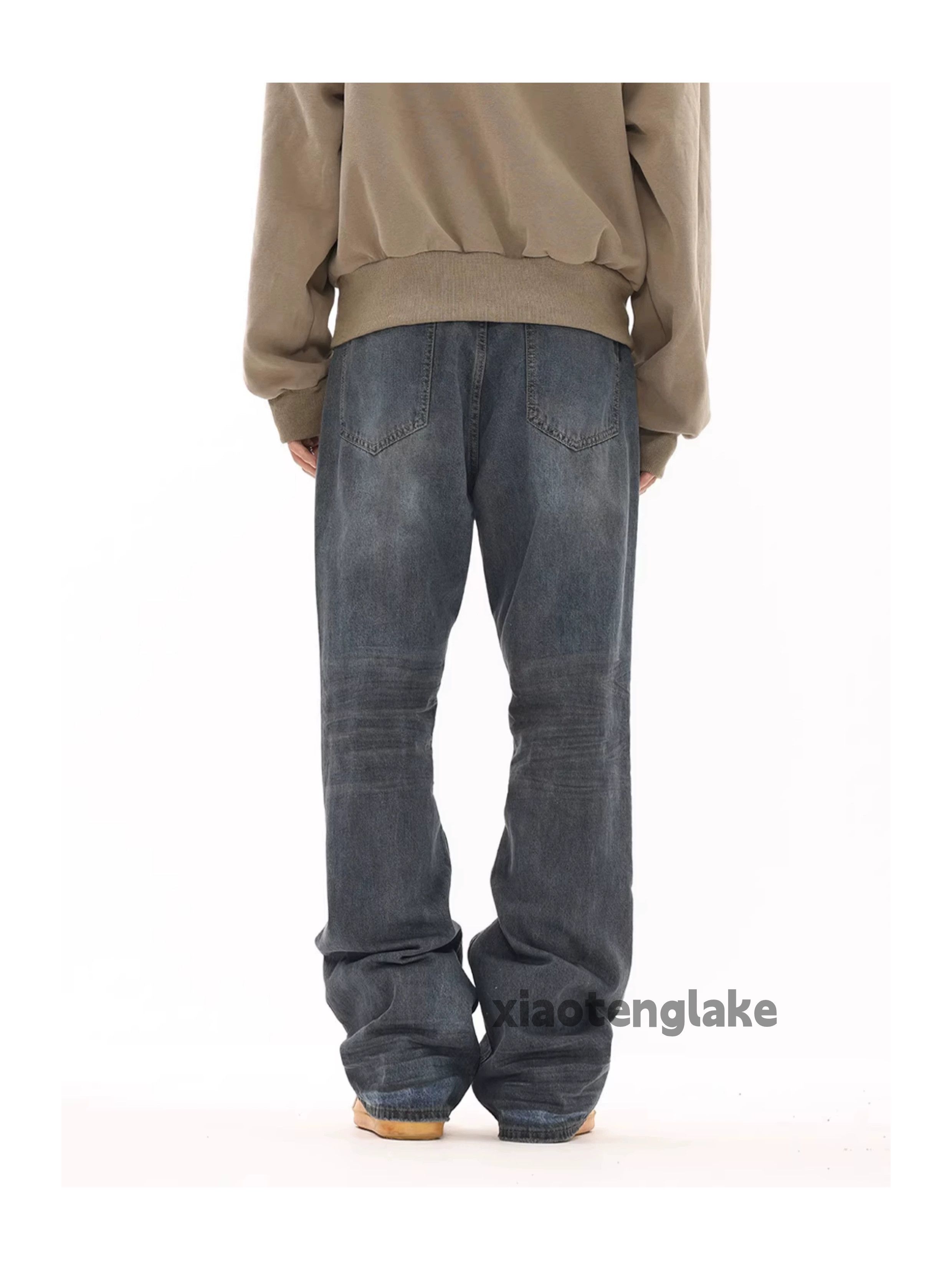 Jean × Vintage washed faded cleanfit yuppie stain bootcut jeans Size US 32 / EU 48 - 2 Thumbnail