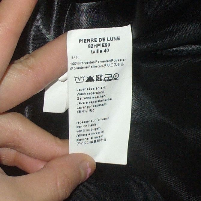 Other Vintage huge Peter Pan collar black padded dress coat Size M / US 6-8 / IT 42-44 - 4 Thumbnail