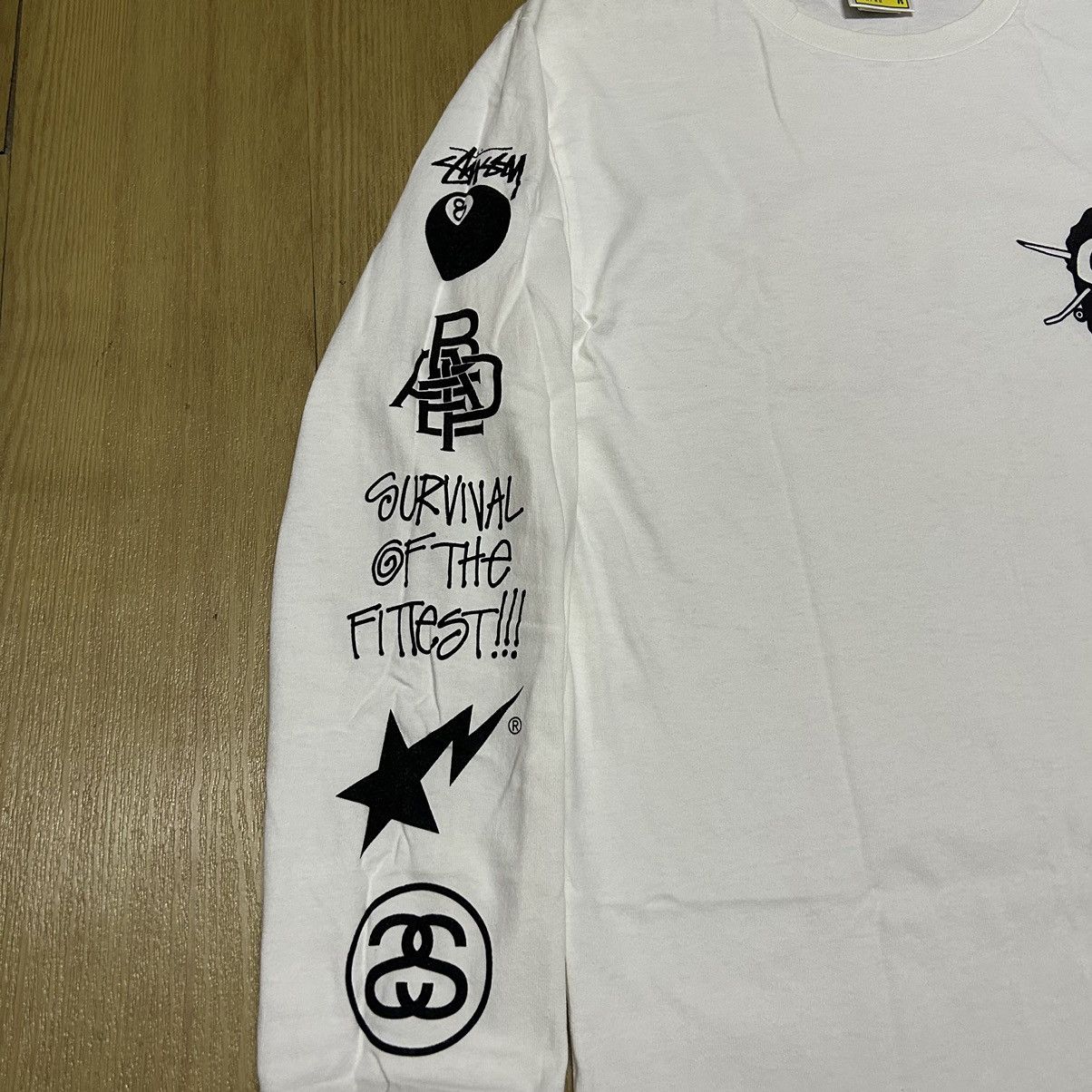 Bape × Stussy Bape x Stussy Long Sleeve Tee Size US M / EU 48-50 / 2 - 3 Thumbnail