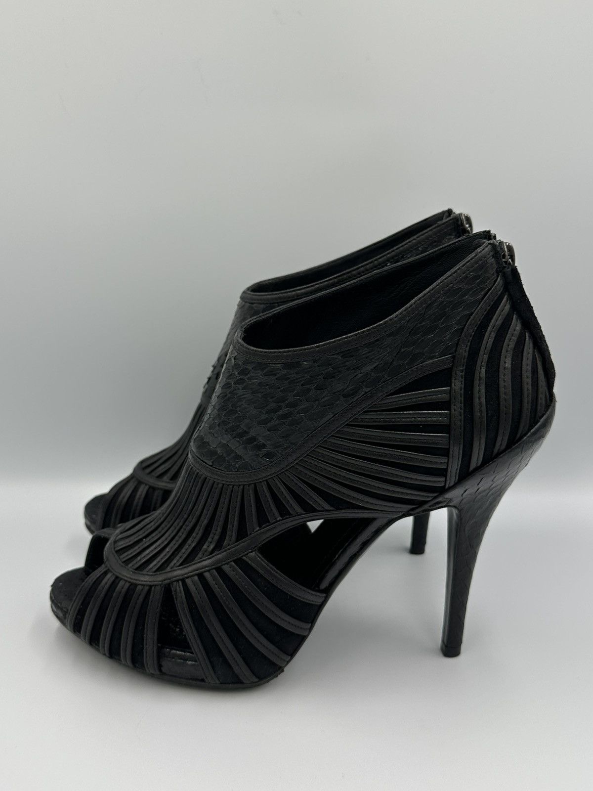 Dior Christian Dior "Temptation" Leather Heels open toe Size US 9 / IT 39 - 2 Thumbnail