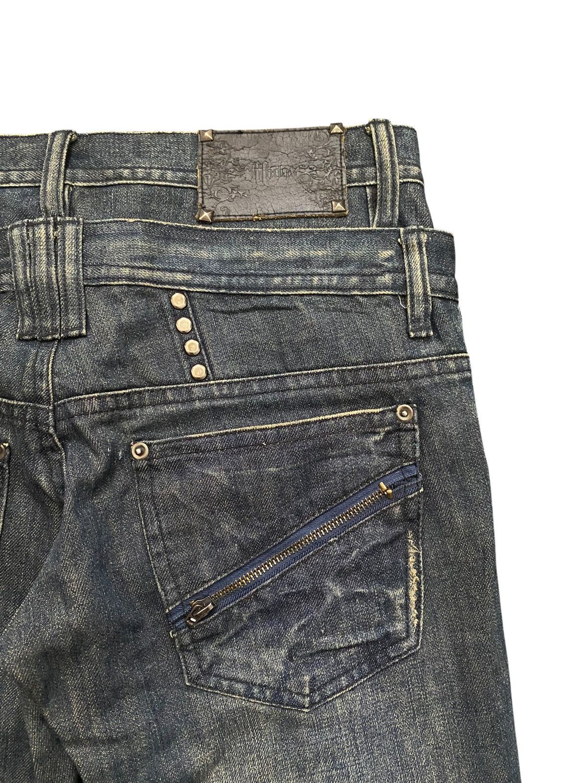 If Six Was Nine Midas Double Waist Lace Flared Denim Size US 30 / EU 46 - 13 Thumbnail