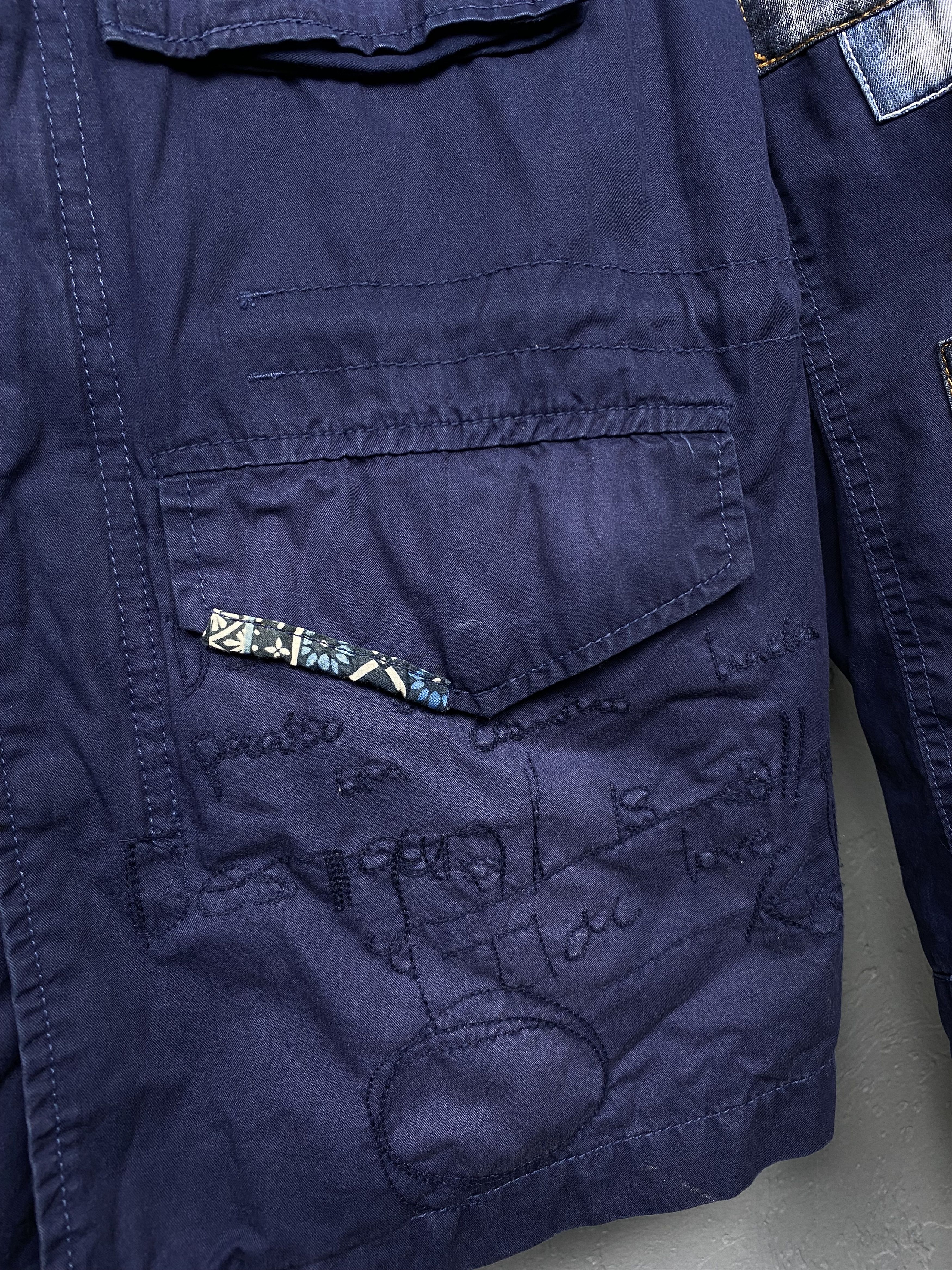 Desigual × Vintage Desigual Vintage Mens Patchwork Jacket Size US S / EU 44-46 / 1 - 3 Thumbnail