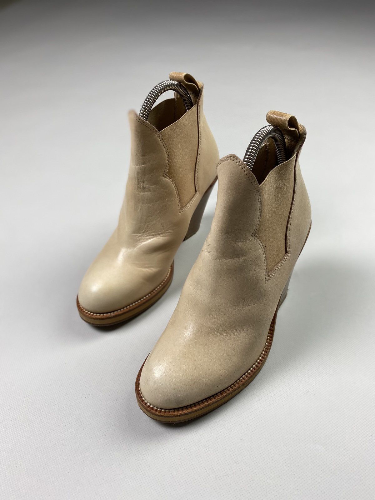Acne Studios Acne Ladies Leather Heeled Boots Shoes Size 37 Size US 7 / IT 37 - 8 Thumbnail