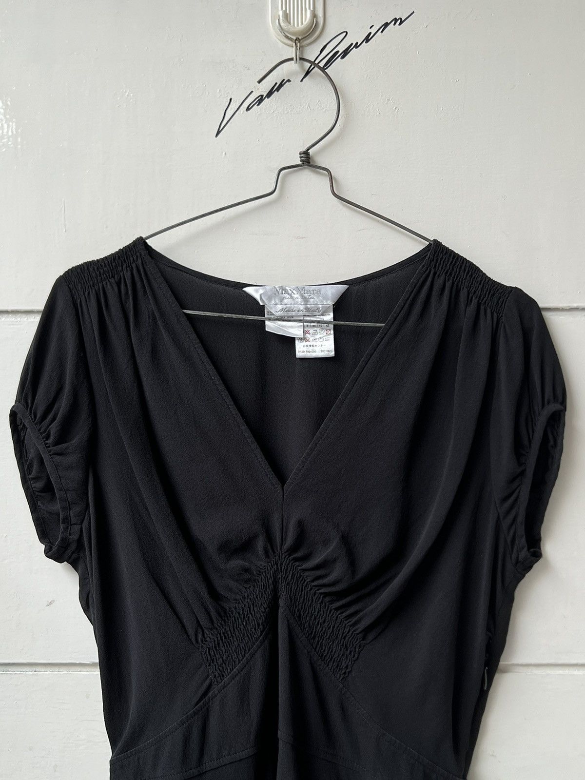 Max Mara MAX MARA Black Dress Size XS / US 0-2 / IT 36-38 - 3 Thumbnail