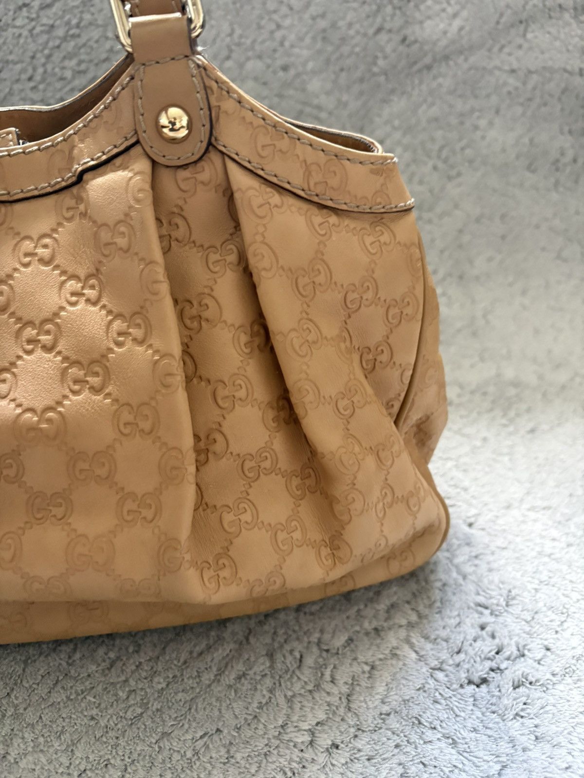 Gucci Sac a main gucci sukey guccissima beige Size ONE SIZE - 4 Thumbnail