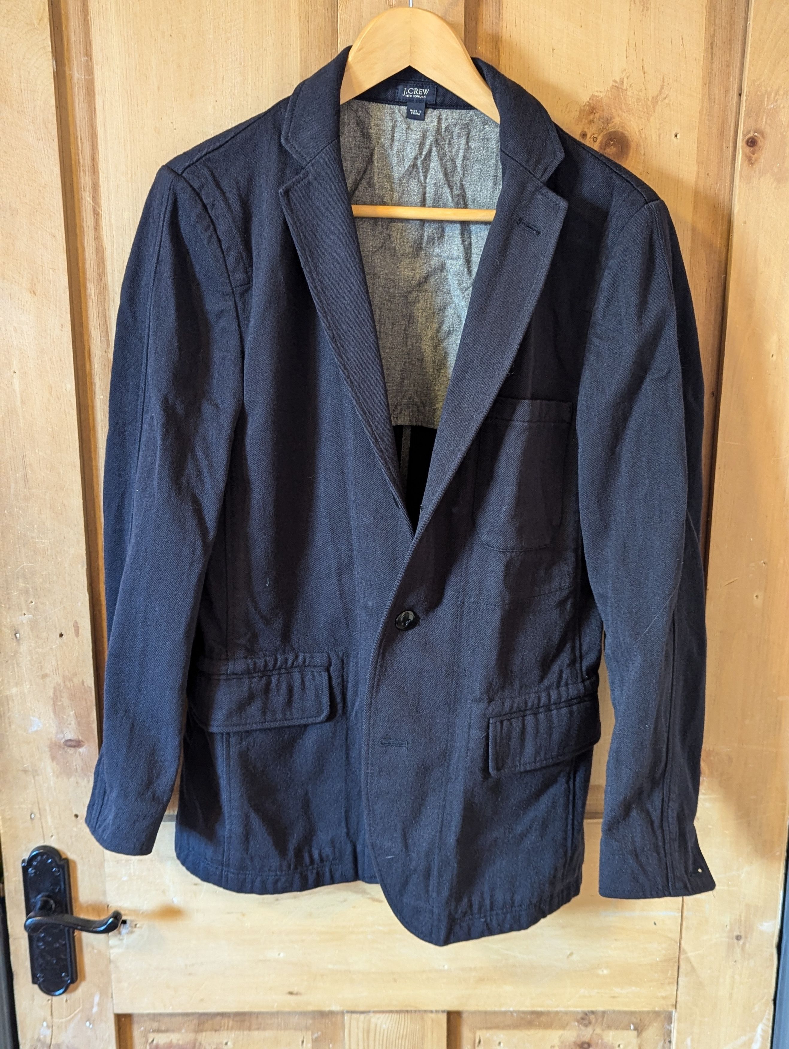 J.Crew Wool-Cotton Casual Sportcoat/Blazer/Jacket Size 36R - 1 Thumbnail
