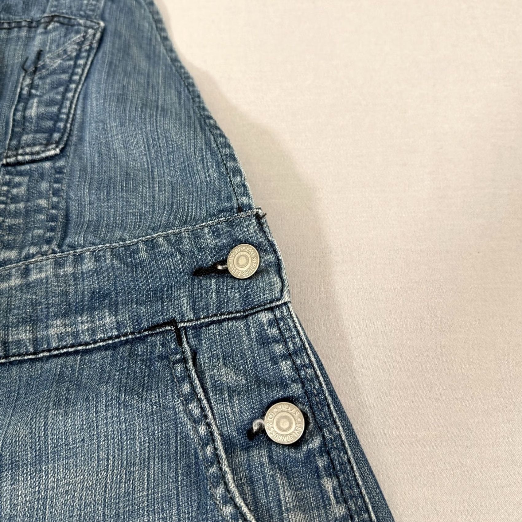 Levi's Levi'S Jeans Mens - Light Wash Denim Bib Overalls - 28x34 Inseam - Vintage, Blue Size US 28 / EU 44 - 6 Thumbnail