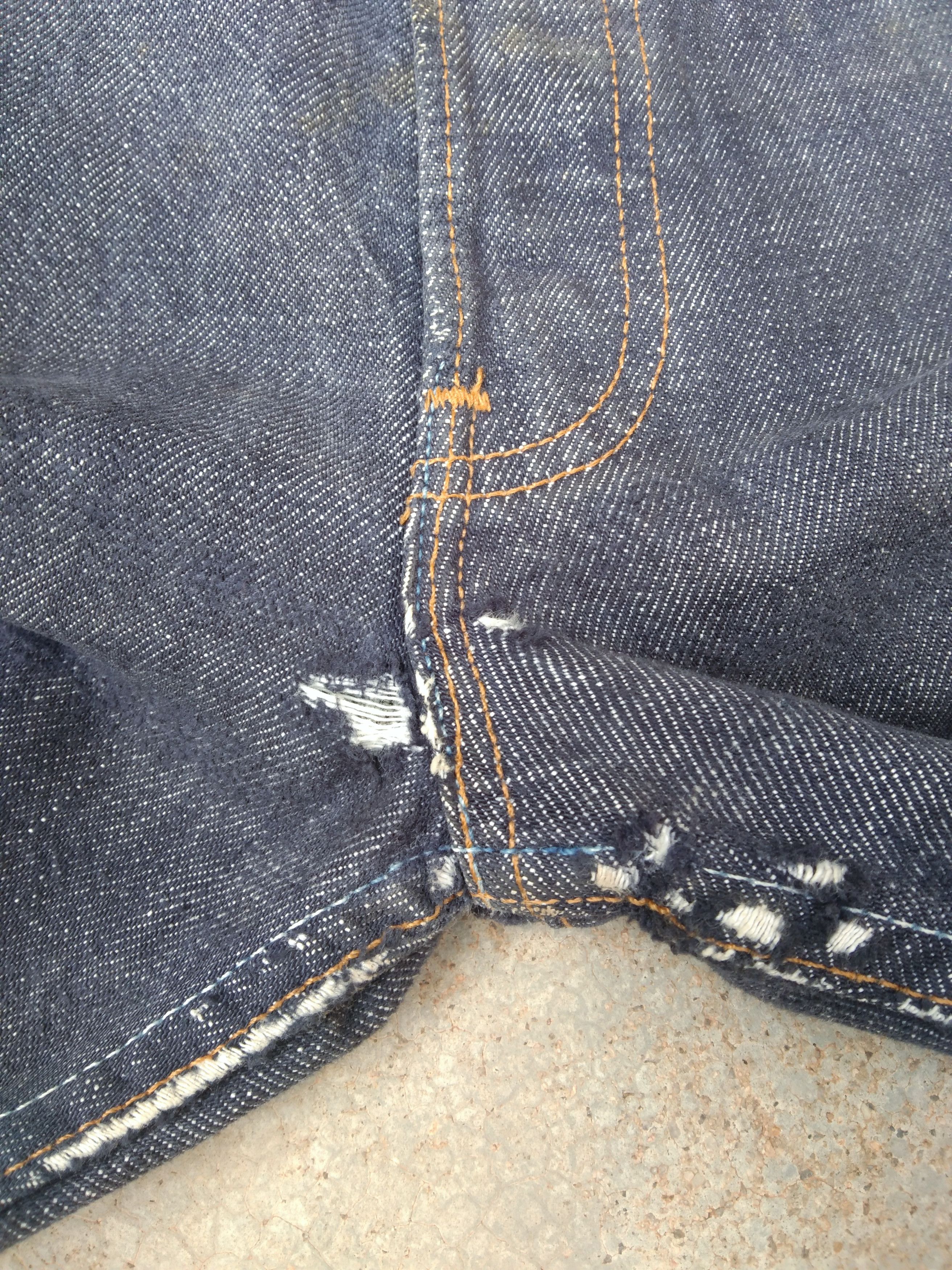 Levi's Vintage Levi's 501 Distressed Jeans 32x32 Size US 32 / EU 48 - 7 Thumbnail
