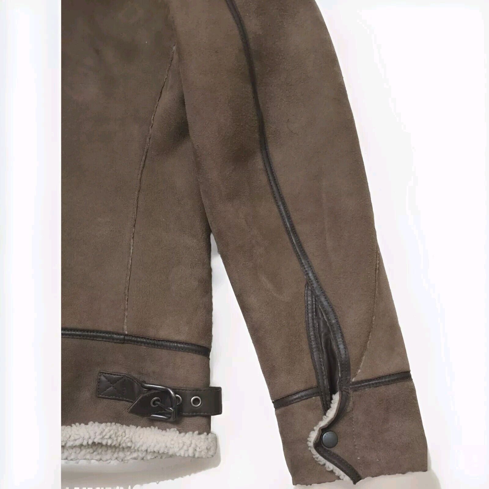 Rag & Bone Rag & Bone Vintage Shearling Lamb Suede Bomber Sz 40 $2295 Size US XXS / EU 40 - 8 Thumbnail