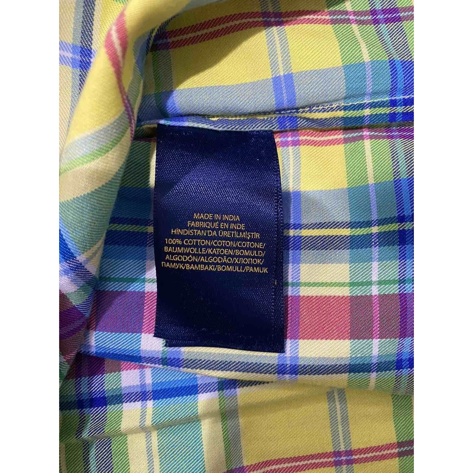 Polo Ralph Lauren Polo Ralph Tunic Kids Plaid Multicolor Size 16 A000354 Size S / US 4 / IT 40 - 6 Thumbnail