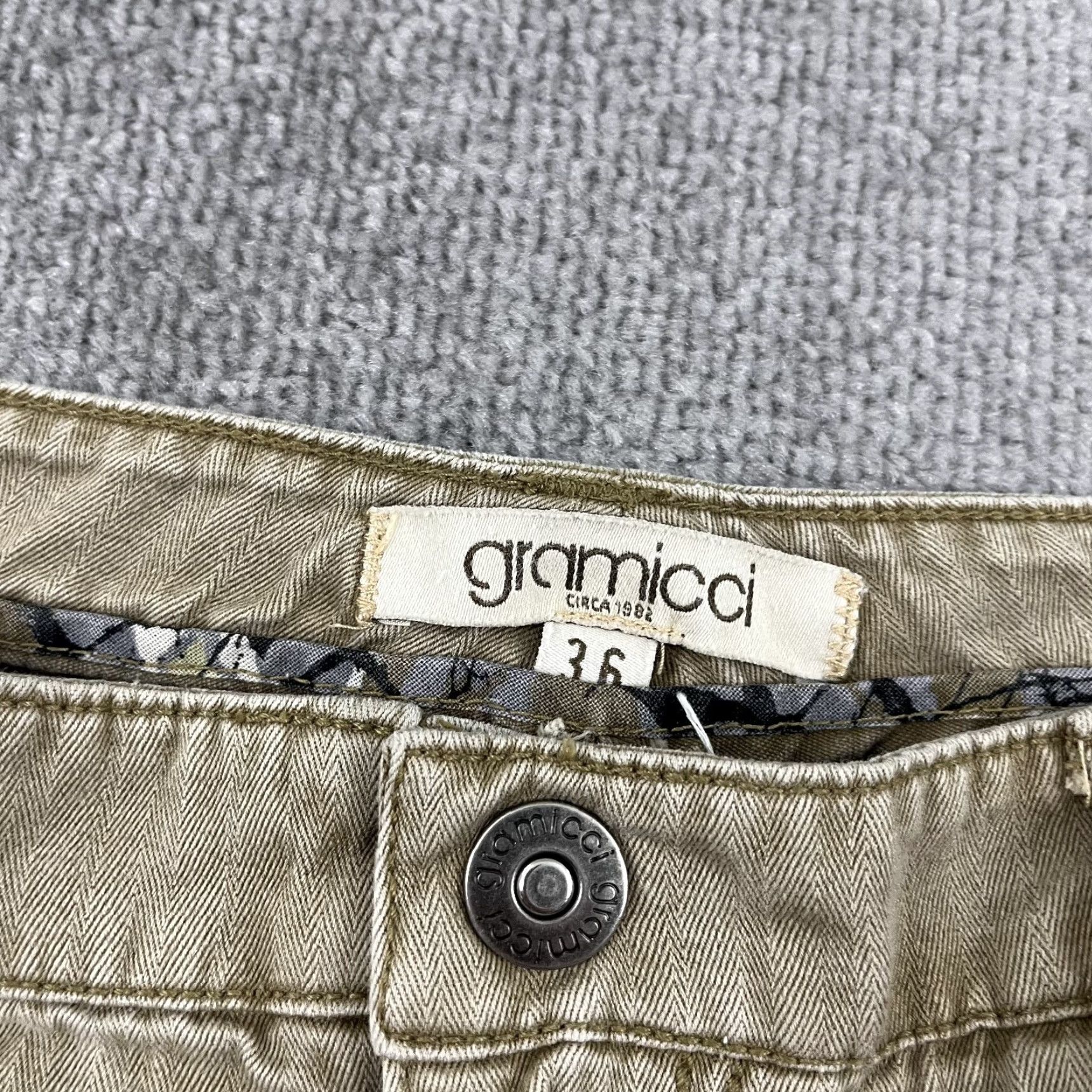 Gramicci Gramicci Pants Mens 36x31 Straight Leg Khaki Beige Outdoor Utility Cotton Canvas Regular Rise Mid 10-12 In 5-Pocket Mens Clothing Men Size US 36 / EU 52 - 4 Thumbnail
