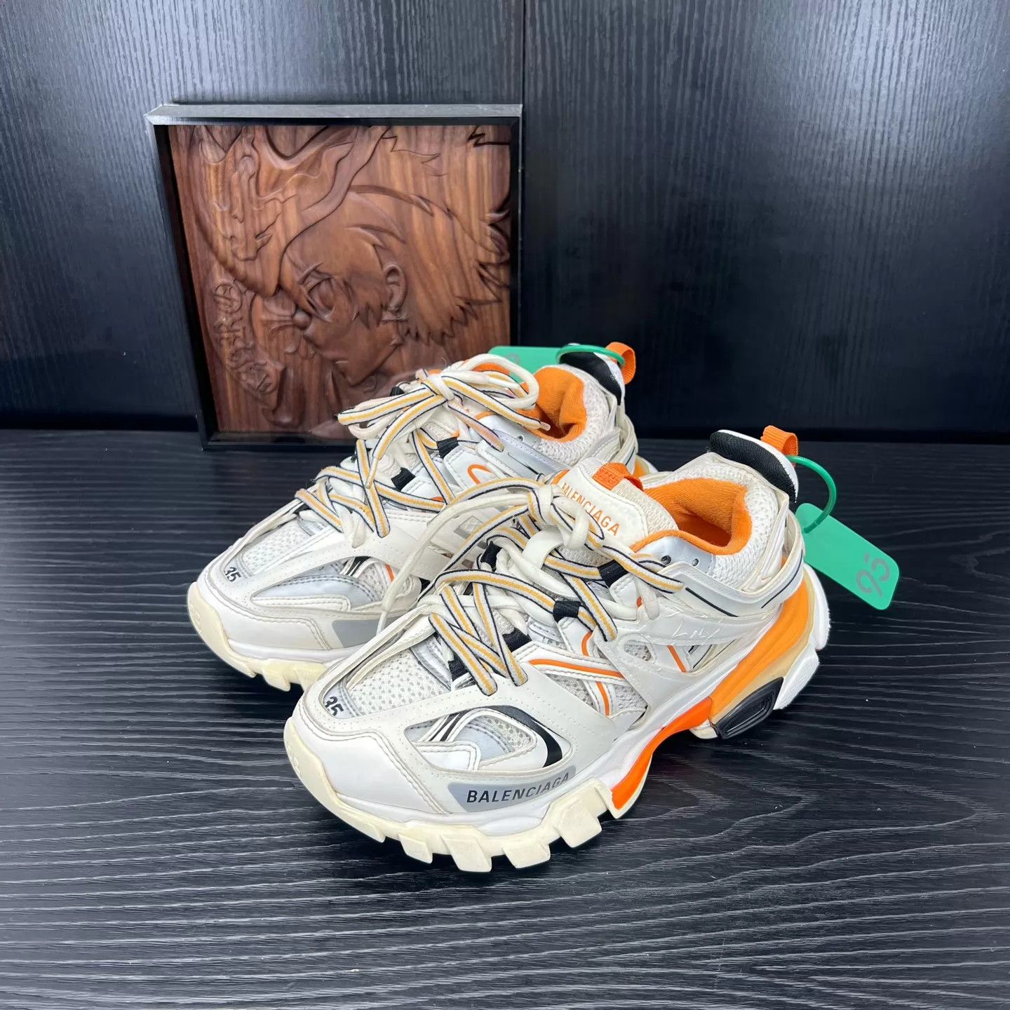 Balenciaga Balenciaga Track White Orange 35 Size US 4.5 / IT 34.5 - 1 Thumbnail
