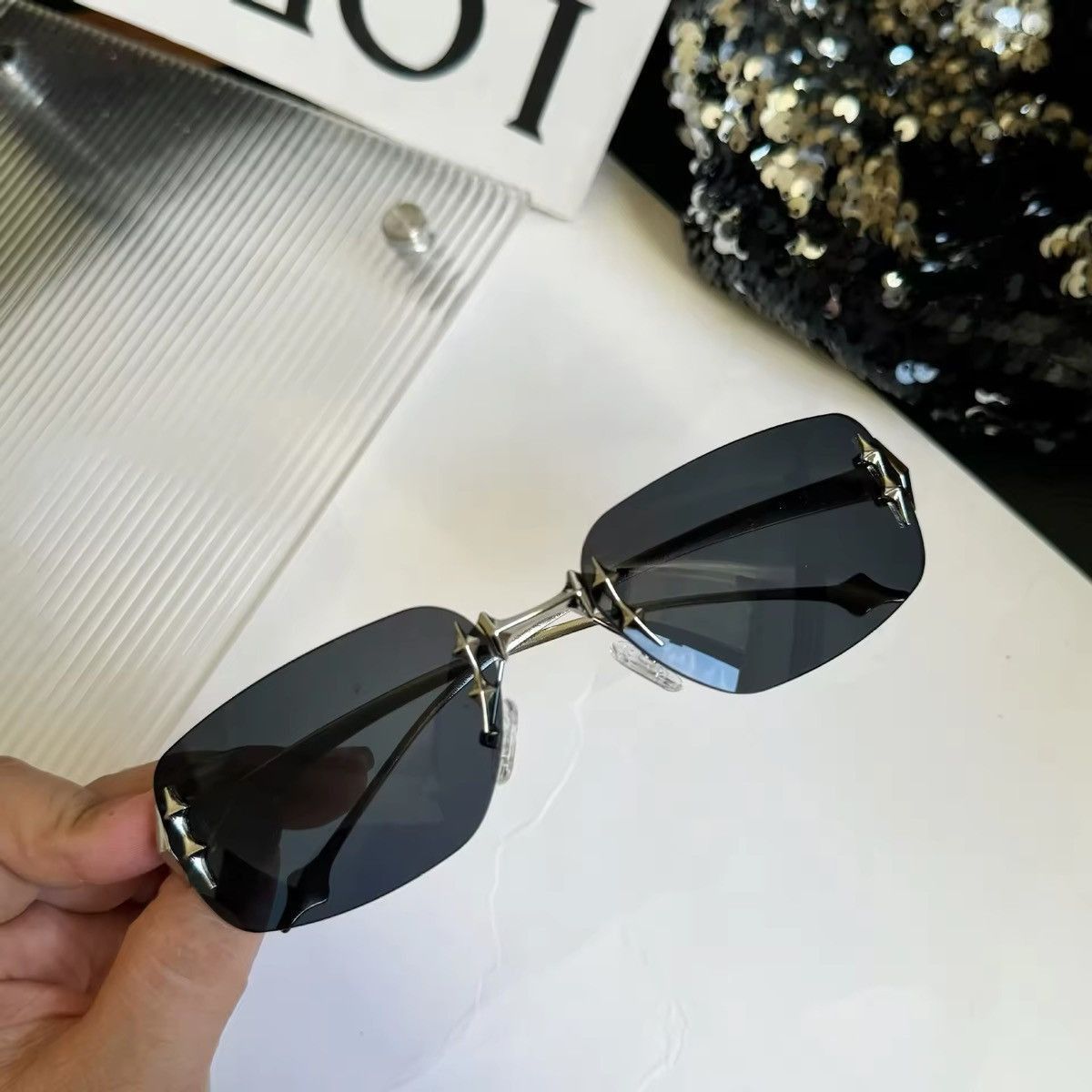 Japanese Brand 90s retro style sporty cyber cycling sunglasses Size ONE SIZE - 4 Thumbnail